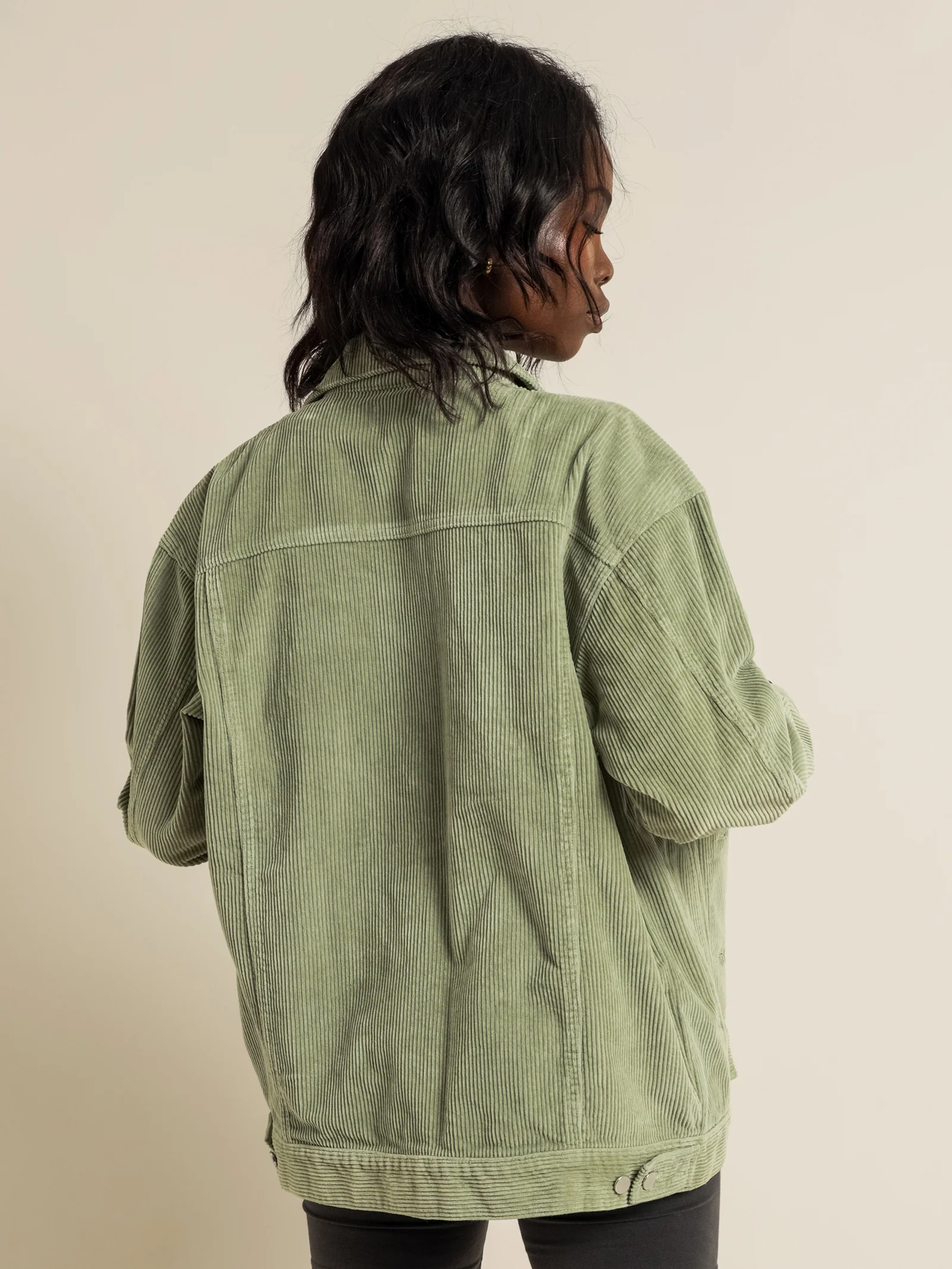 Binx Longline Corduroy Jacket - Image 6