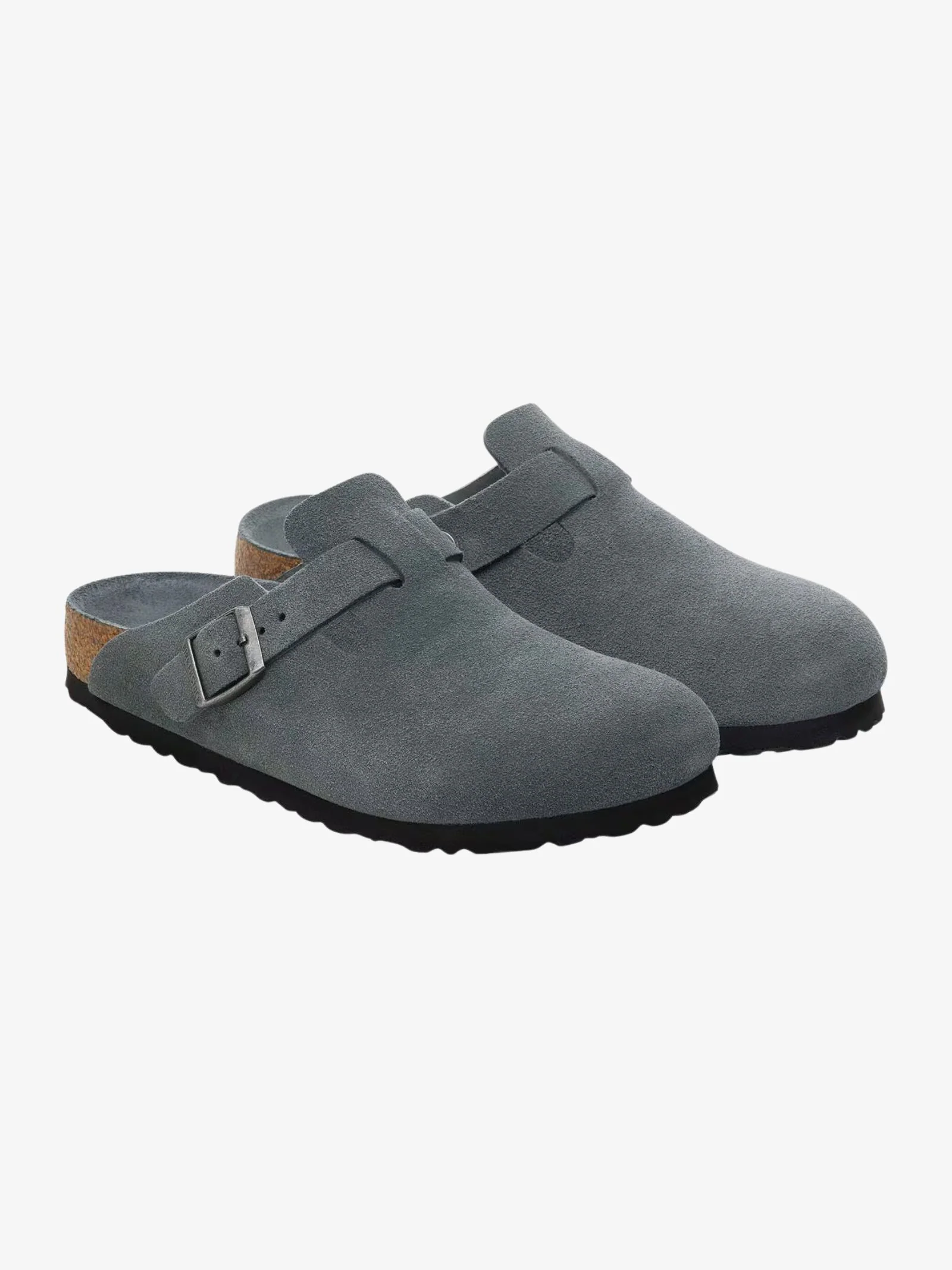Unisex Boston Soft Tonal Footbed Suede Leather Regular Width - Image 3