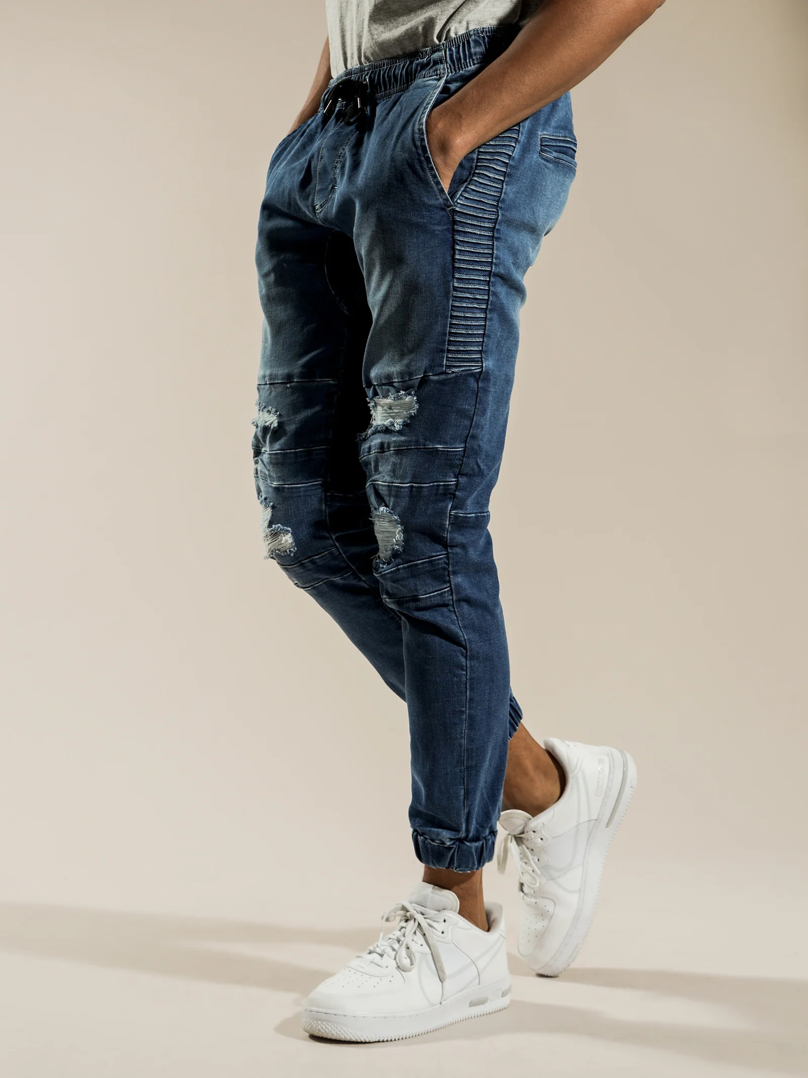Blake Moto Jogger Jeans - Image 2