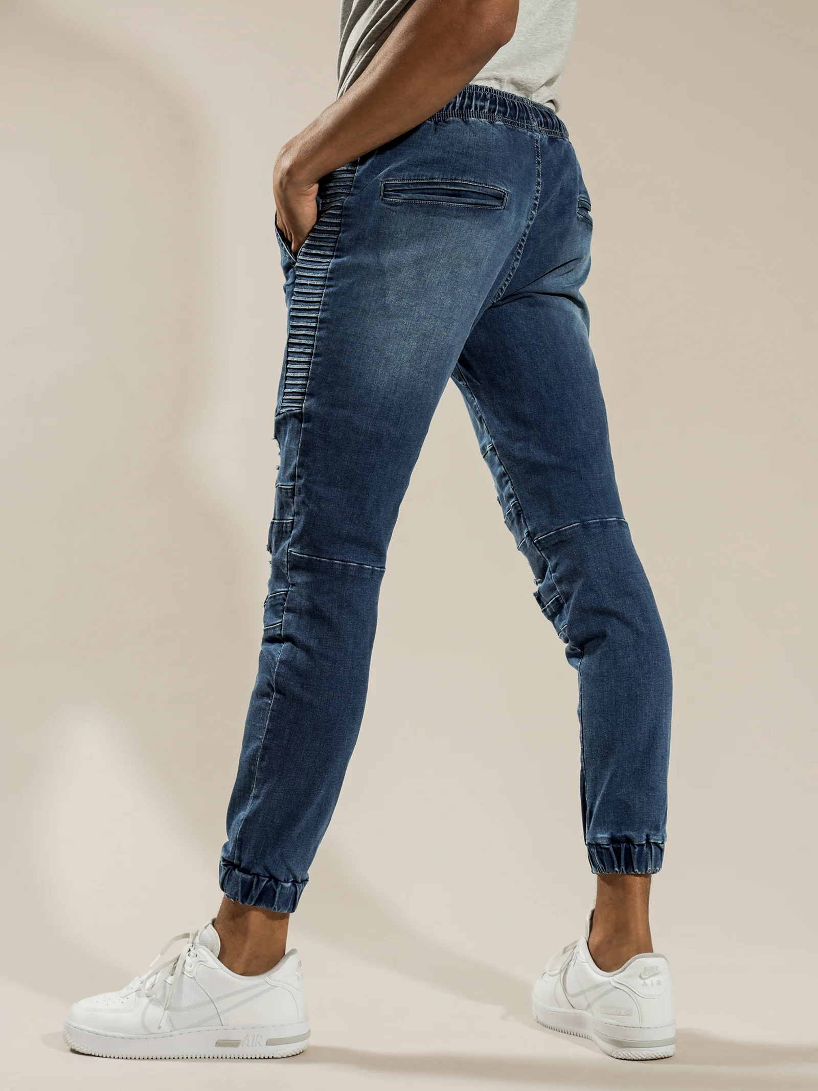 Blake Moto Jogger Jeans - Image 6