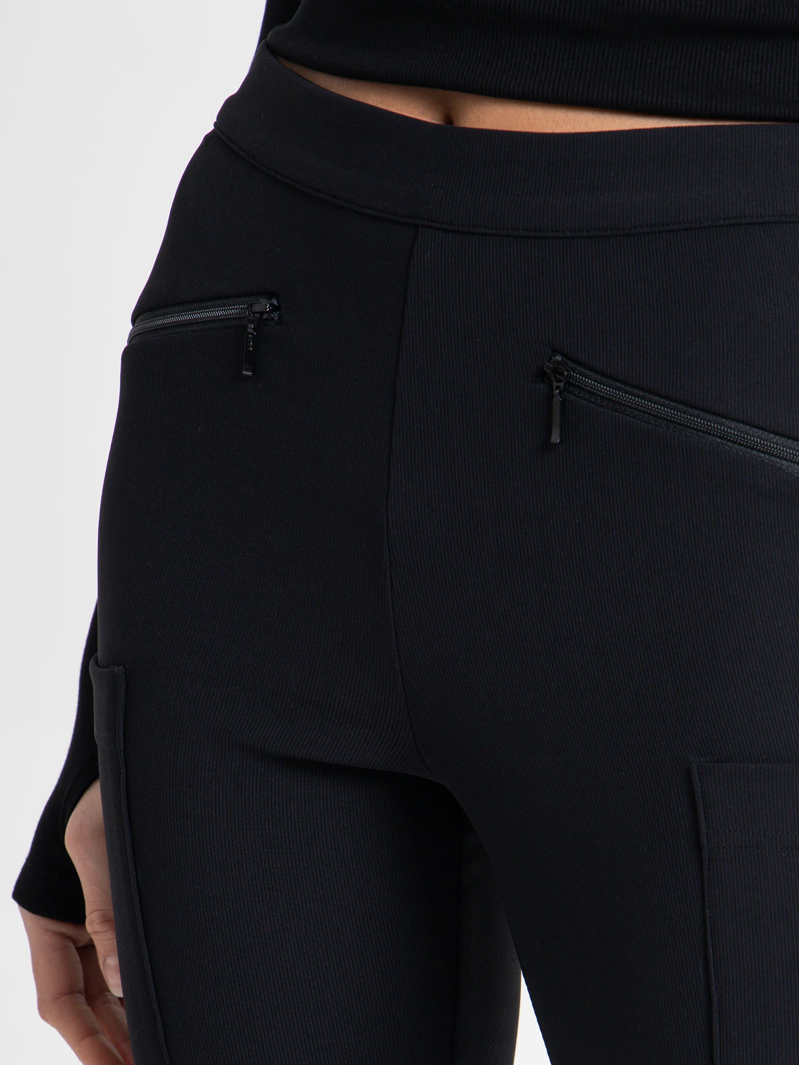 Blaze Ribbed Ponte Pants - Image 3