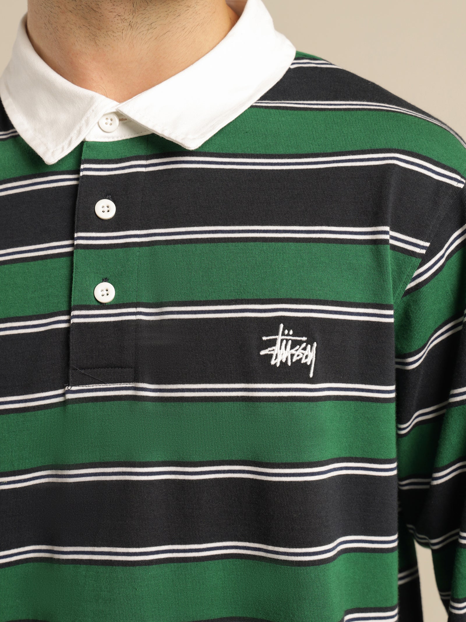 Bold Graffiti Rugby Shirt - Image 5