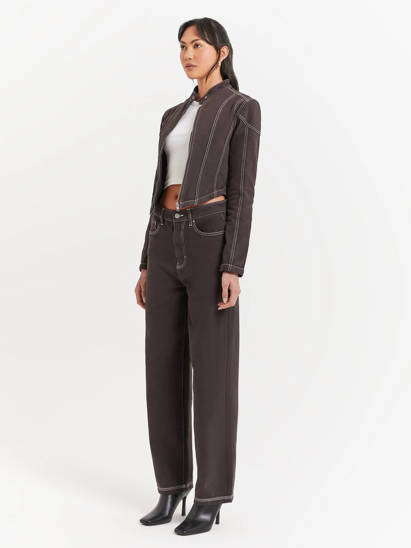 Bonita Panelled Denim Jacket - Image 2