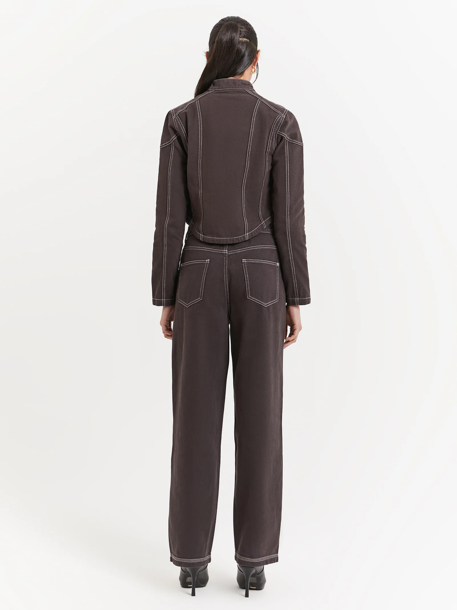 Bonita Panelled Denim Jacket - Image 5