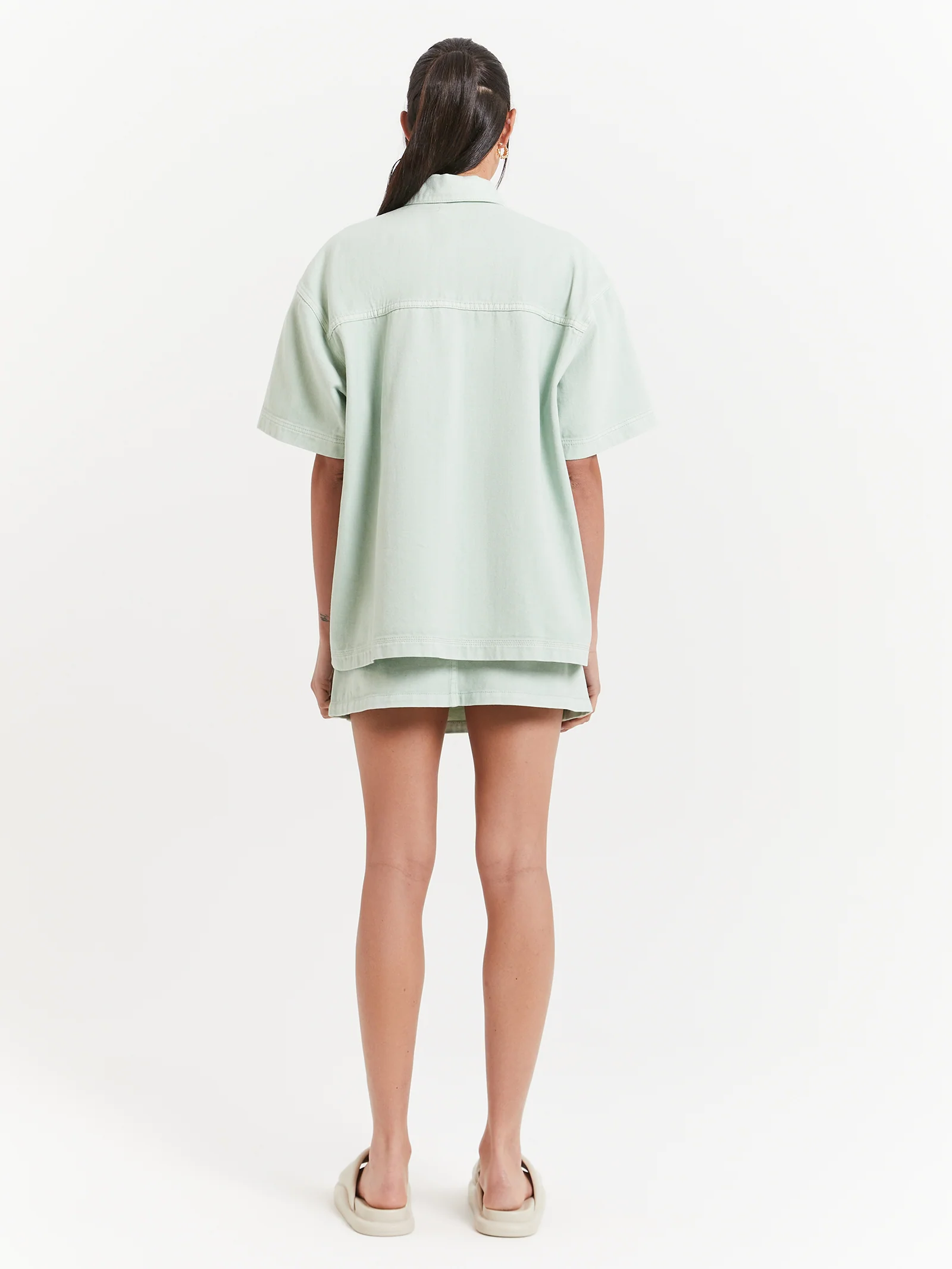 Bonita Short Sleeve Shacket - Image 6