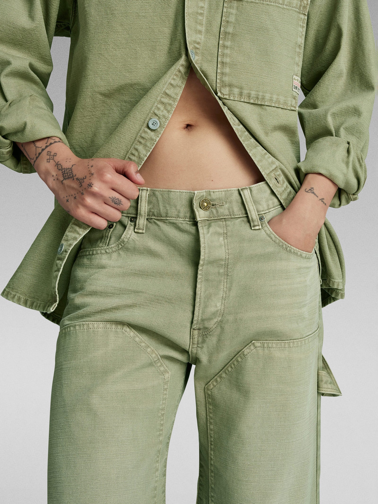Bowey 3D Carpenter Loose Jeans - Image 3