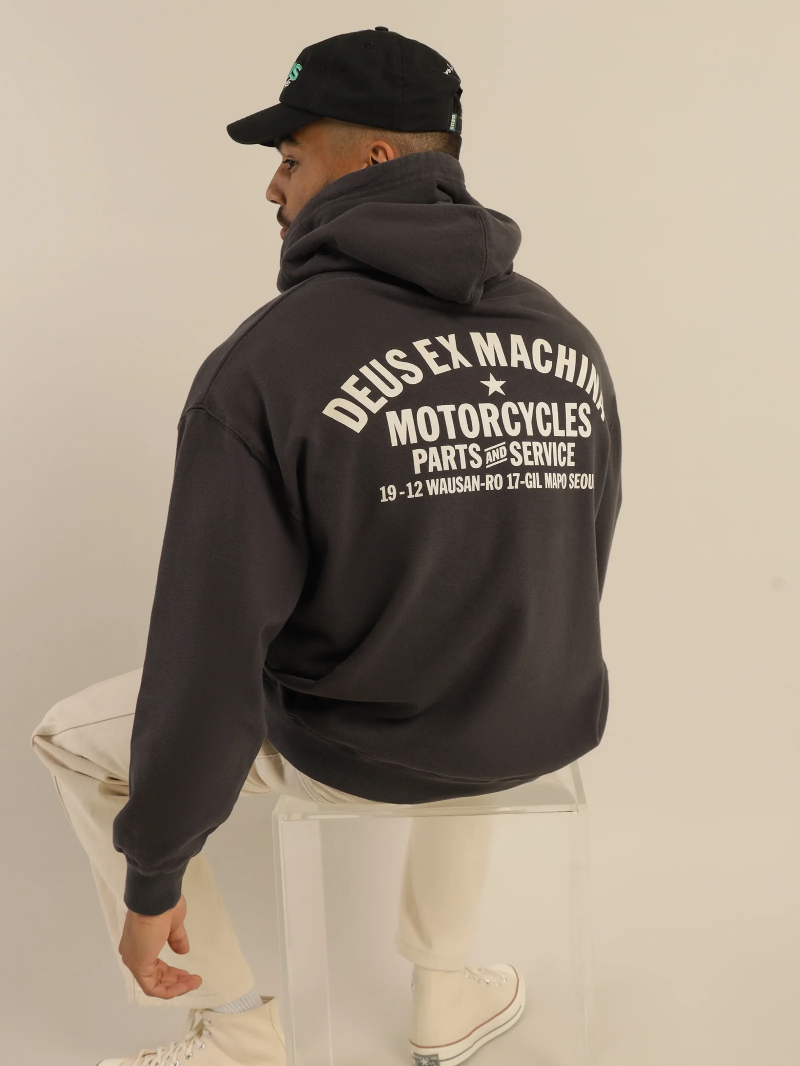 Box Fit Seoul Address Hoodie - Image 2