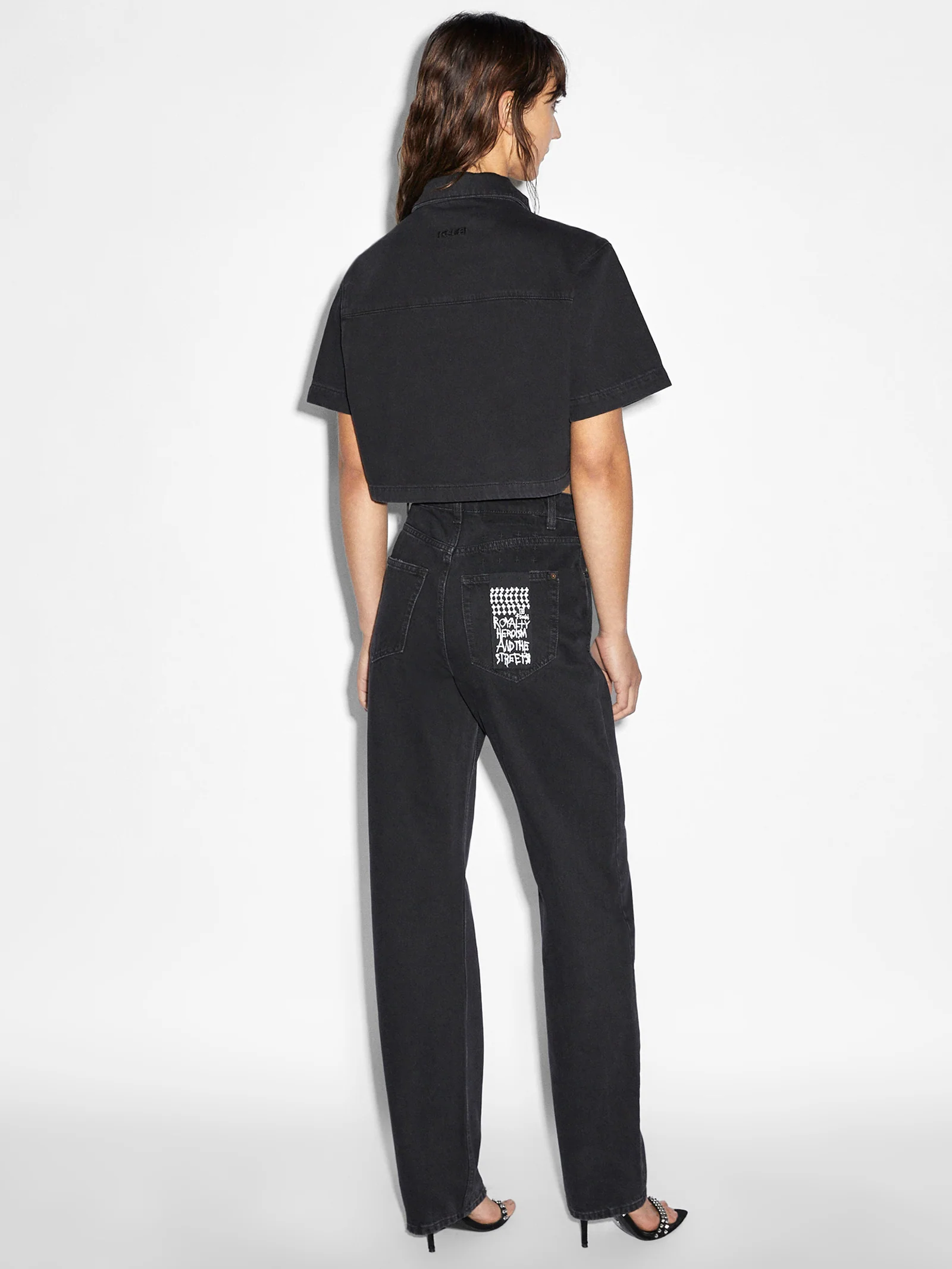 Boxy Crop Short Sleeve Shirt - Image 5