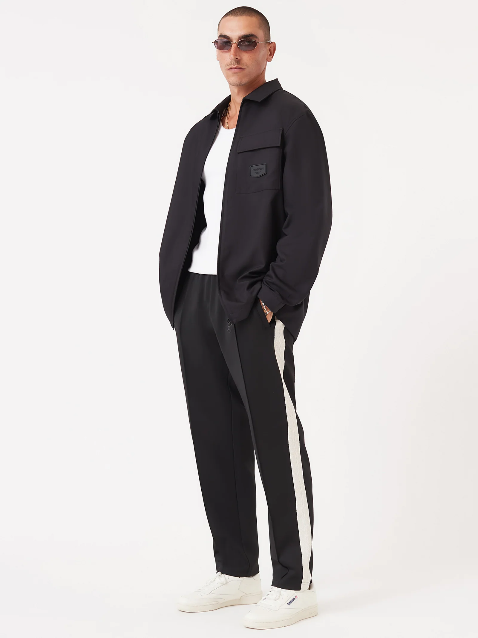 Boxy Long Sleeve Overshirt - Image 2