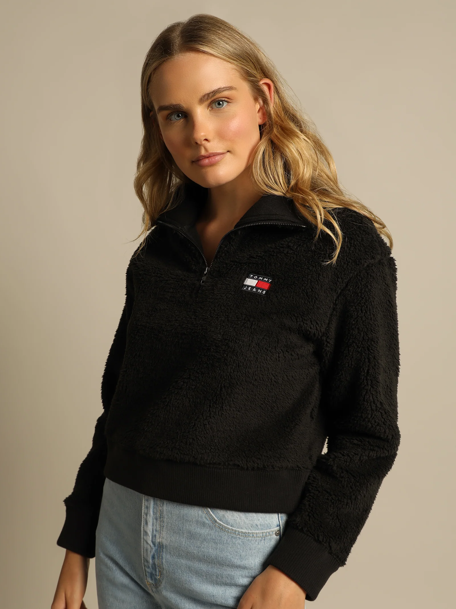 Boxy Plush Fleece Sweatshirt - Image 5