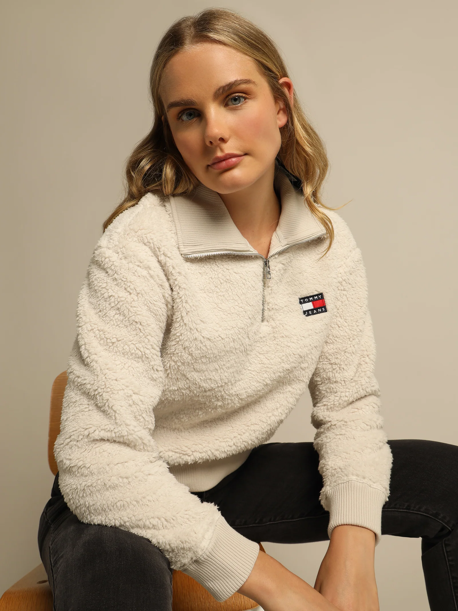 Boxy Plush Fleece Sweatshirt - Image 6