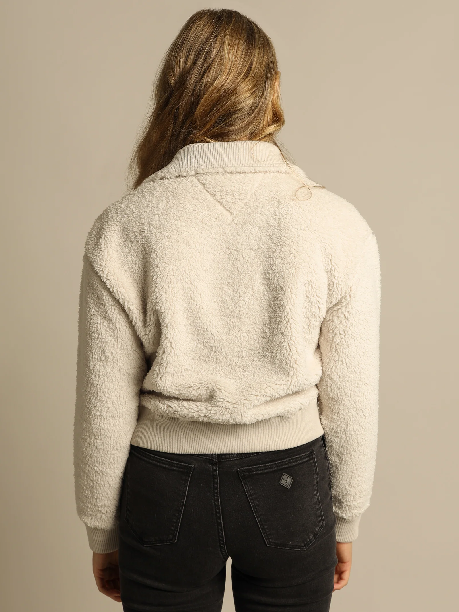 Boxy Plush Fleece Sweatshirt - Image 8