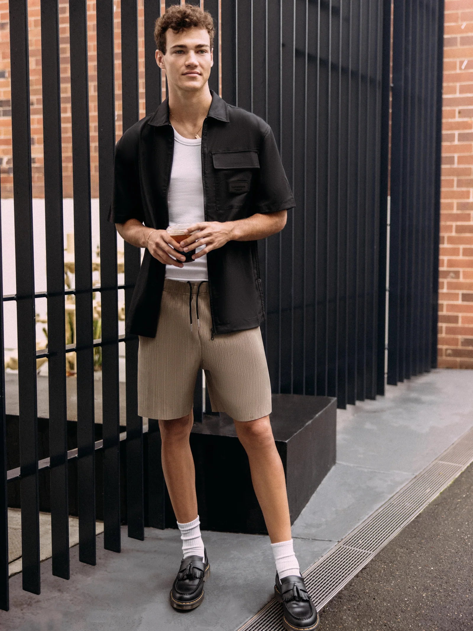 Boxy Short Sleeve Overshirt - Image 2