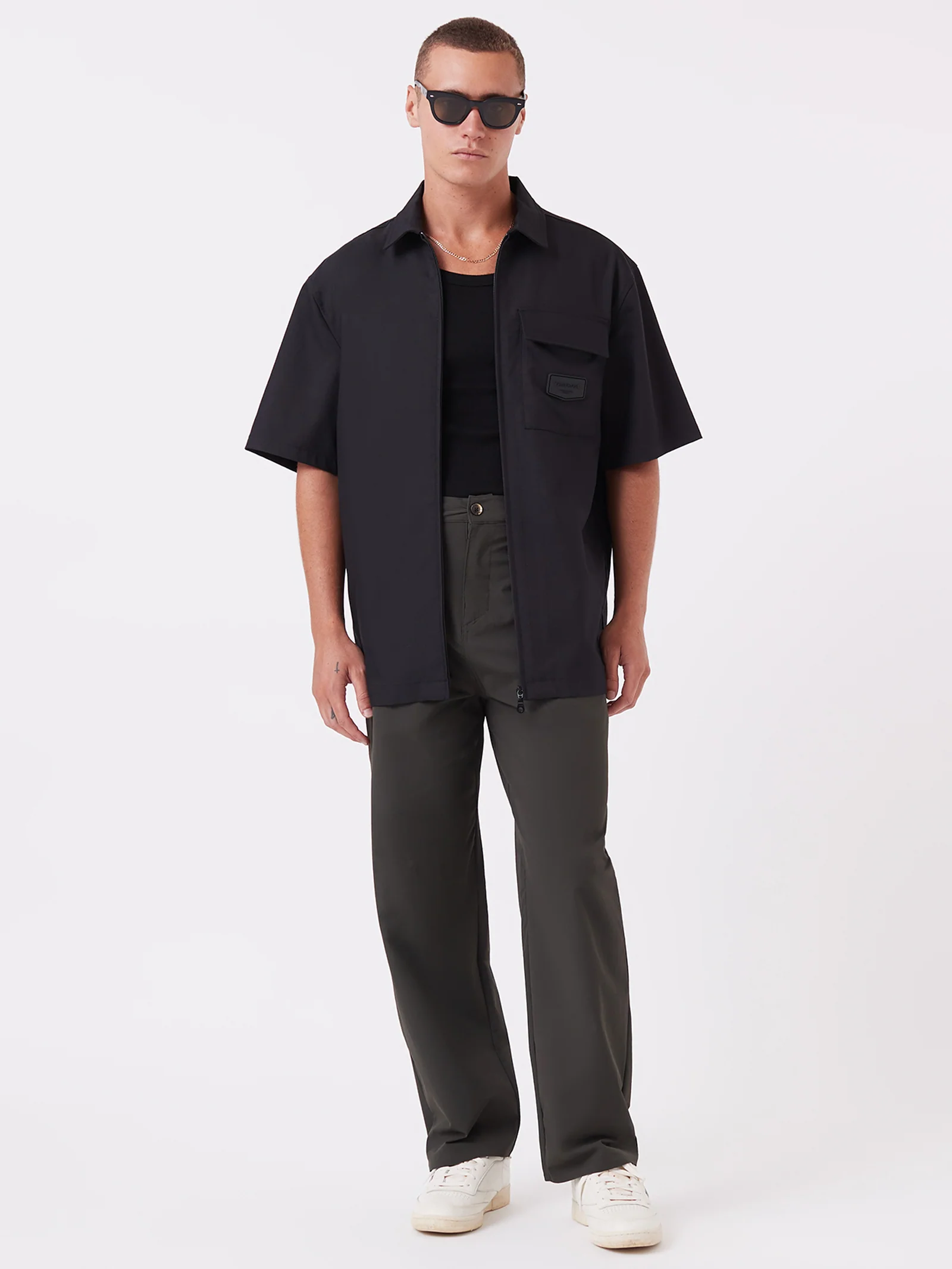Boxy Short Sleeve Overshirt - Image 4