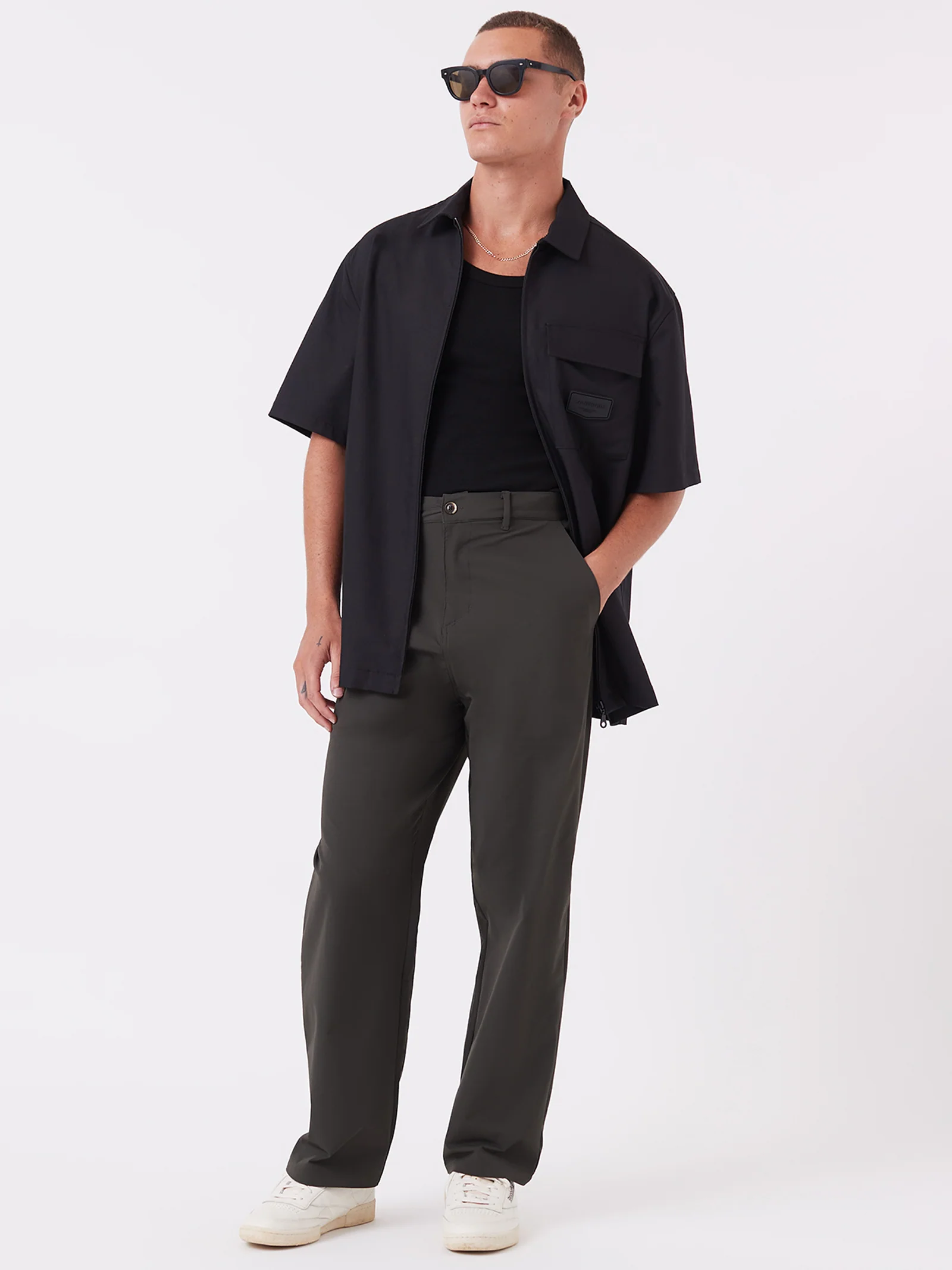 Boxy Short Sleeve Overshirt - Image 5