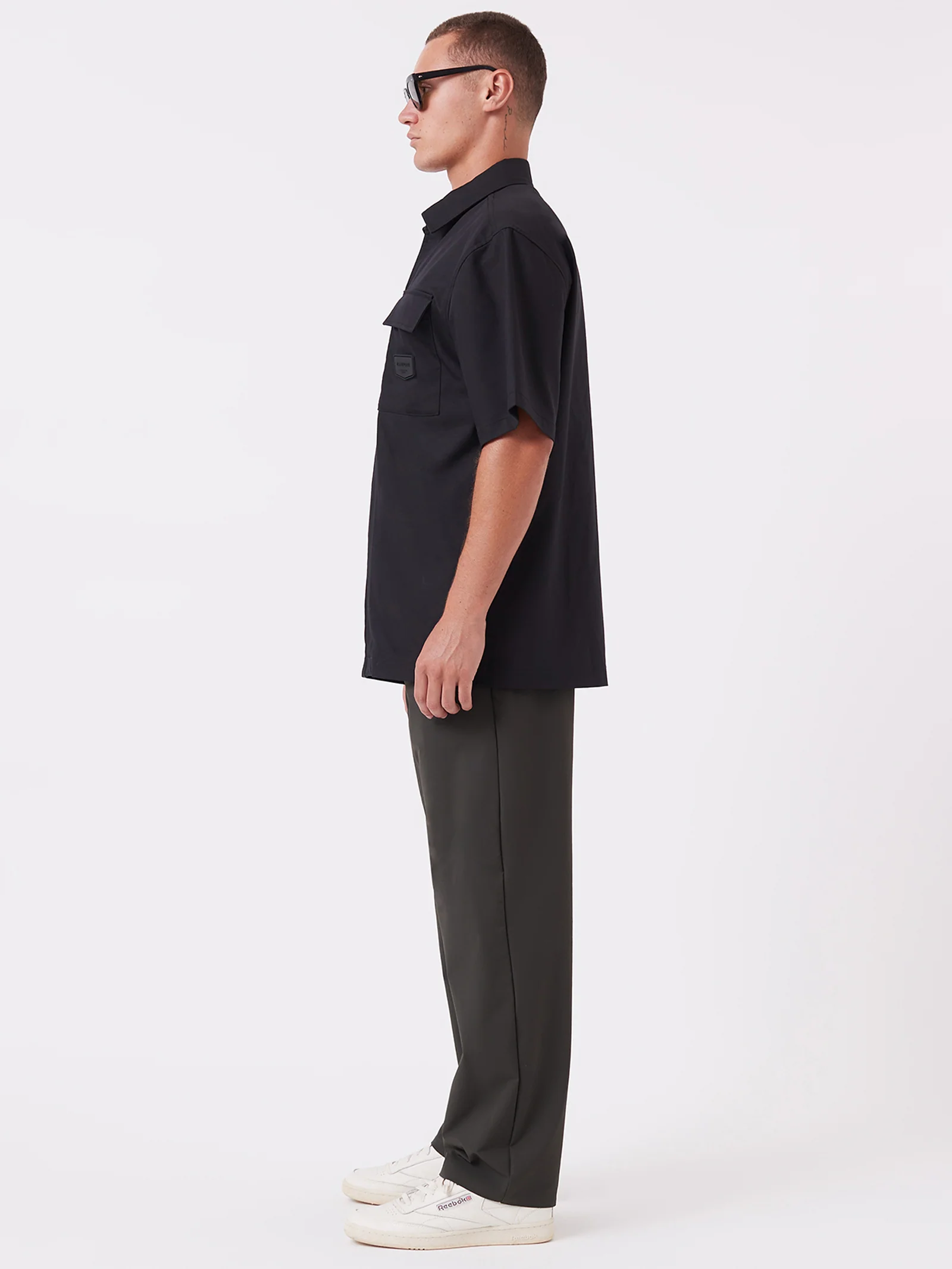 Boxy Short Sleeve Overshirt - Image 6