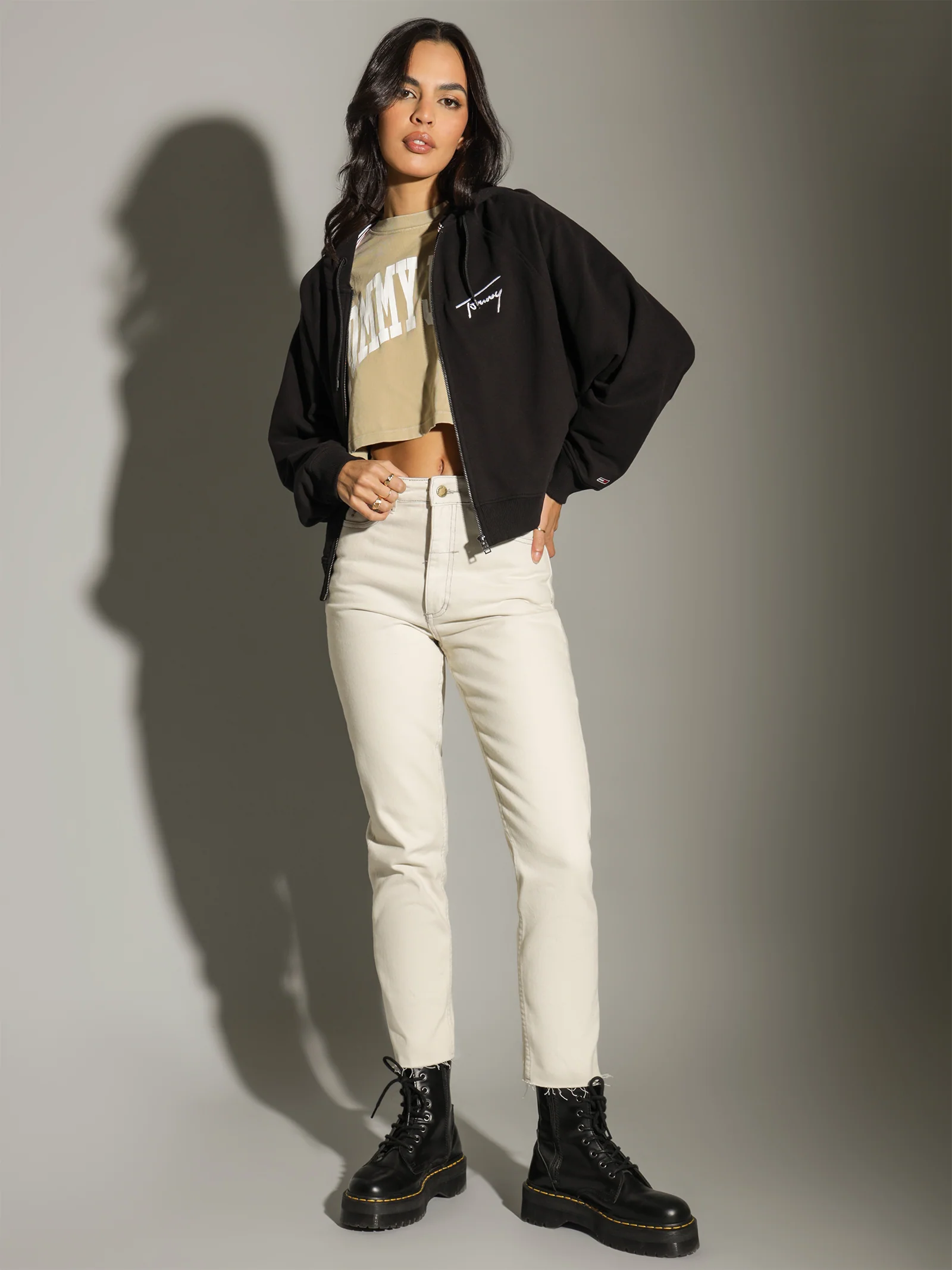 Boxy Signature Zip Hoodie - Image 3