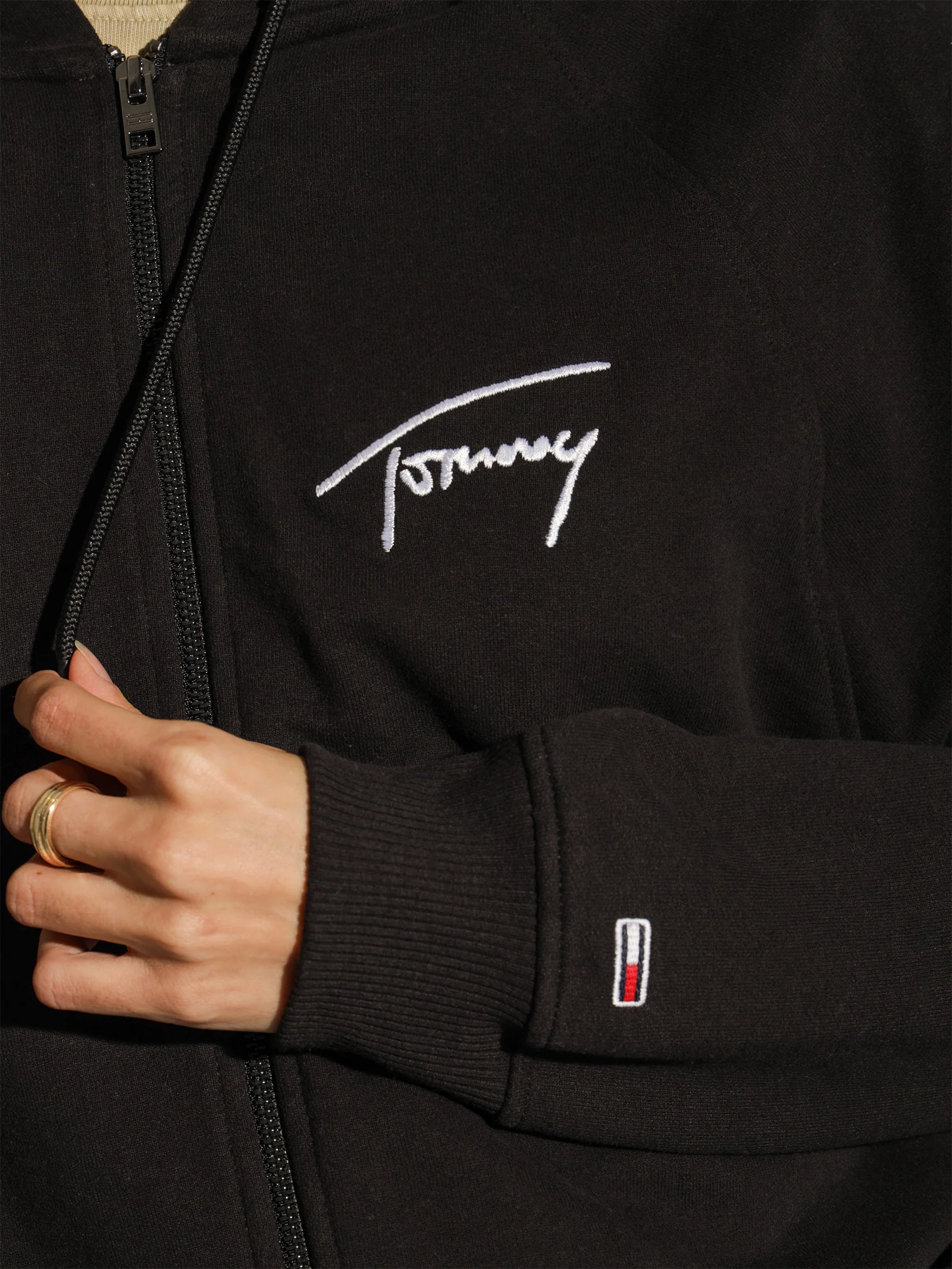 Boxy Signature Zip Hoodie - Image 5