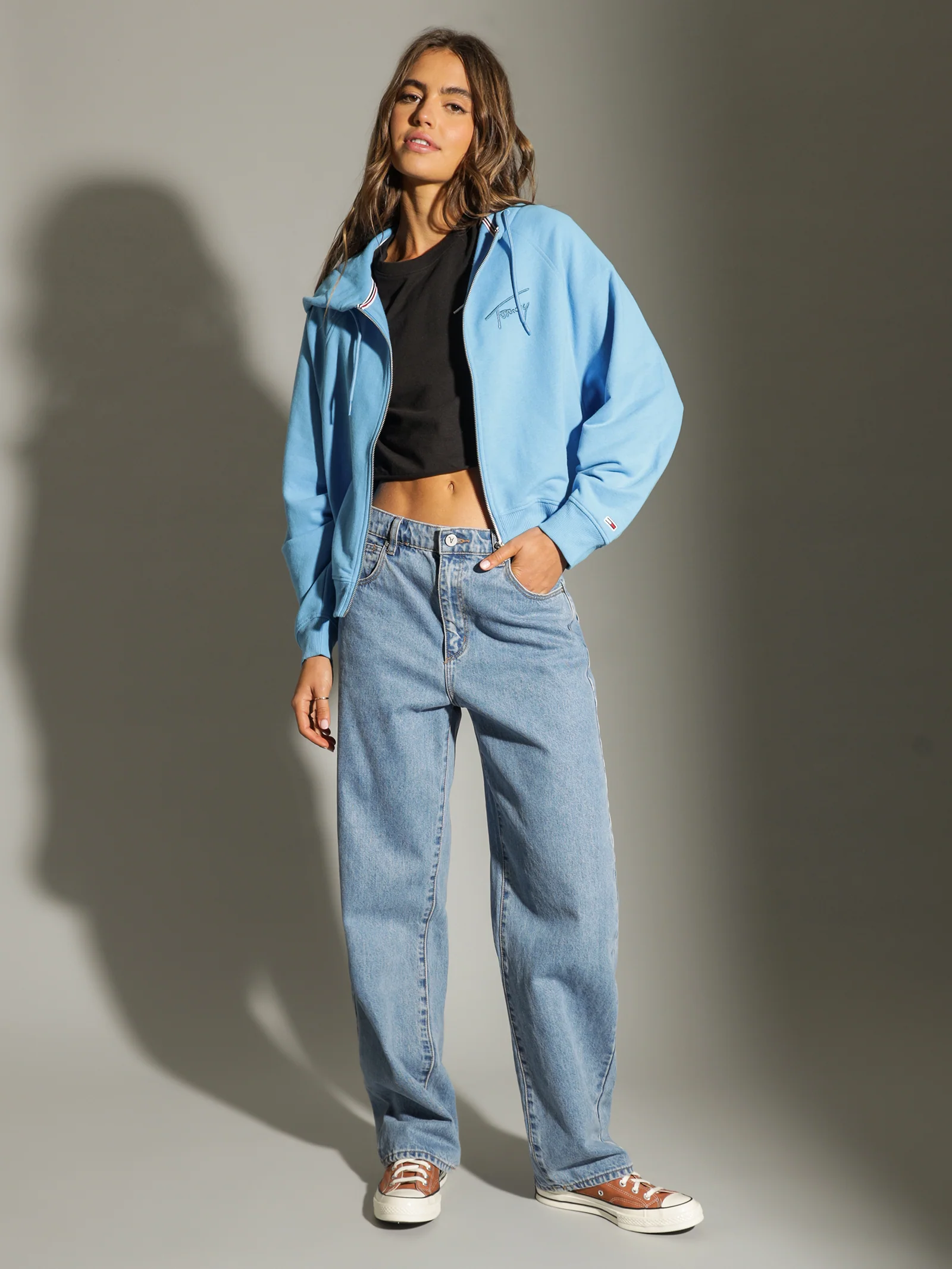 Boxy Signature Zip Hoodie - Image 4