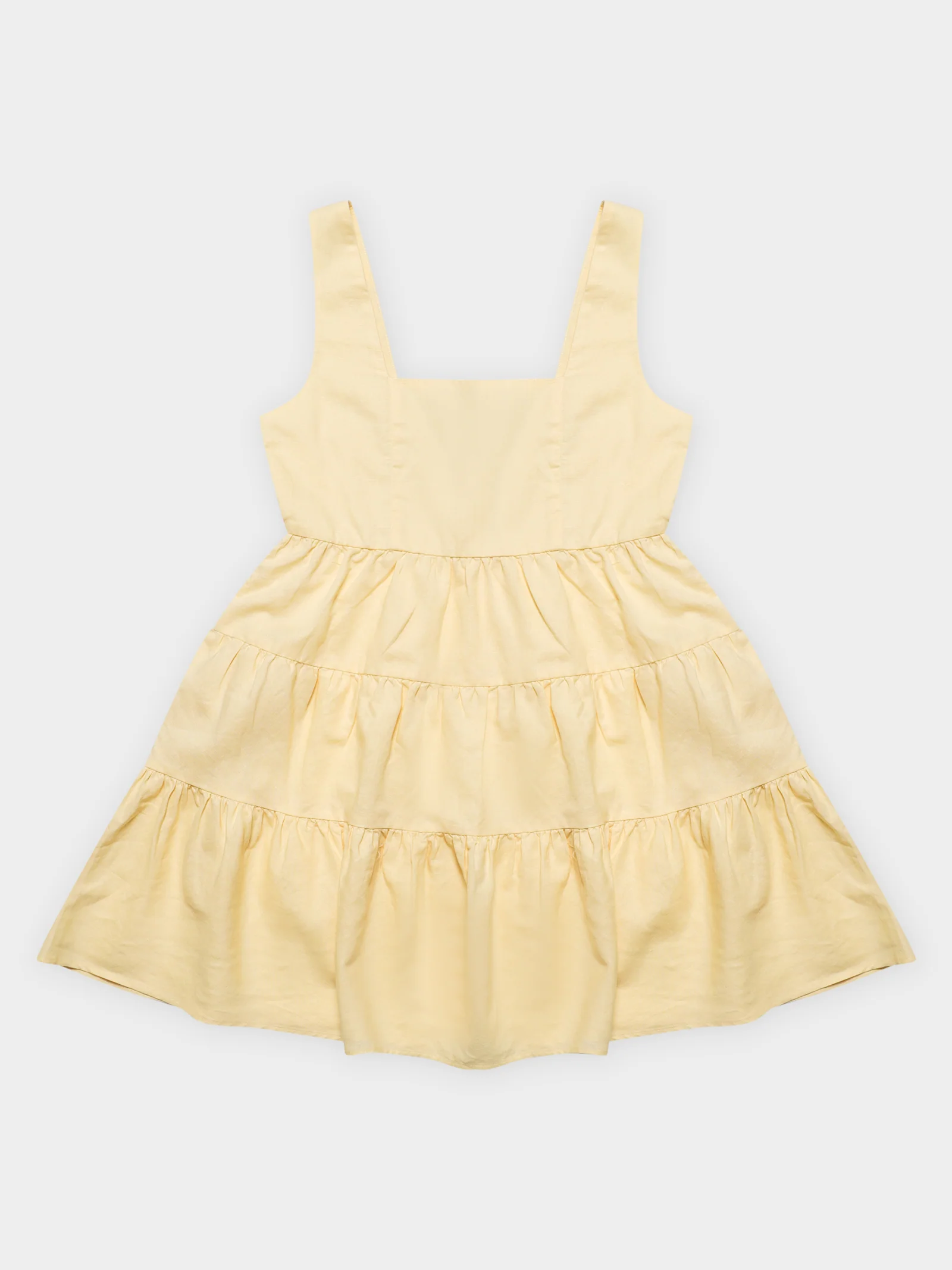 Brea Linen Mini Dress - Image 7