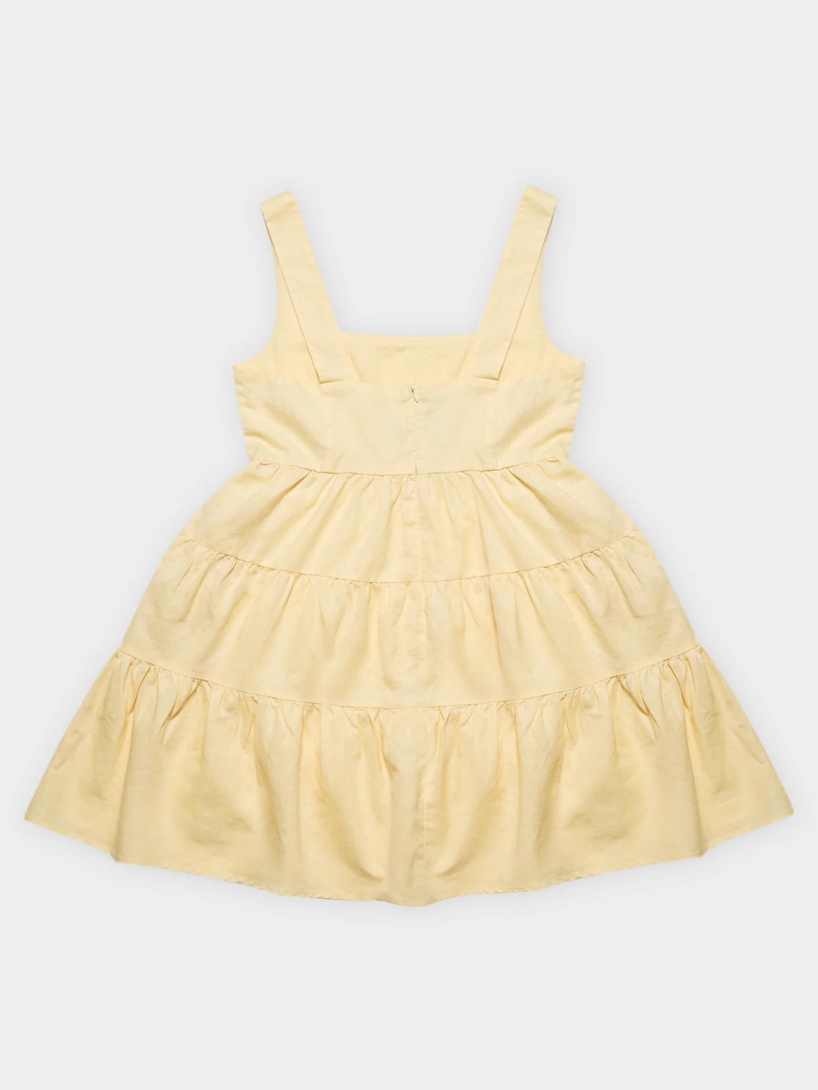 Brea Linen Mini Dress - Image 8