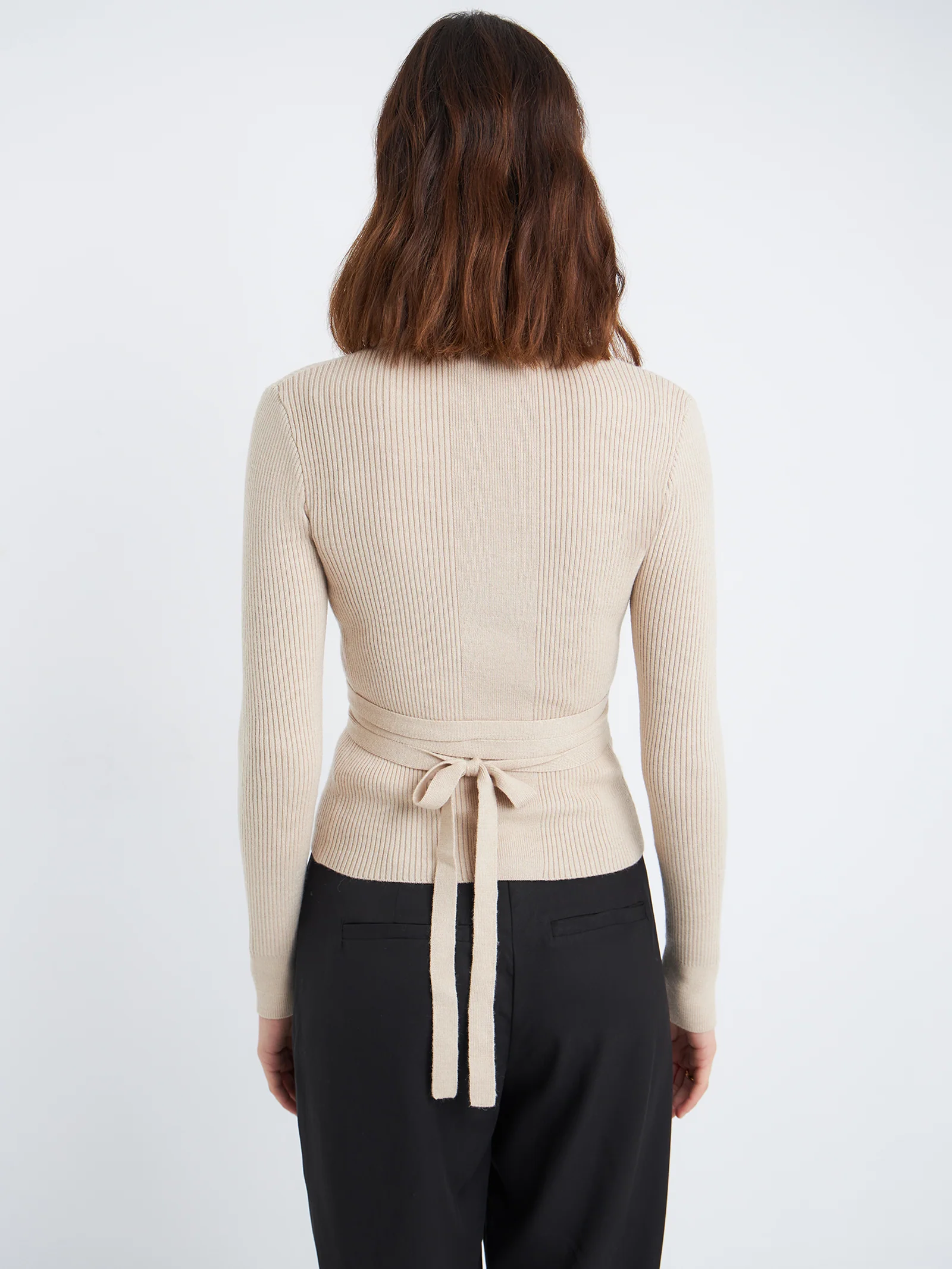 Bria Wrap Knit Top - Image 5