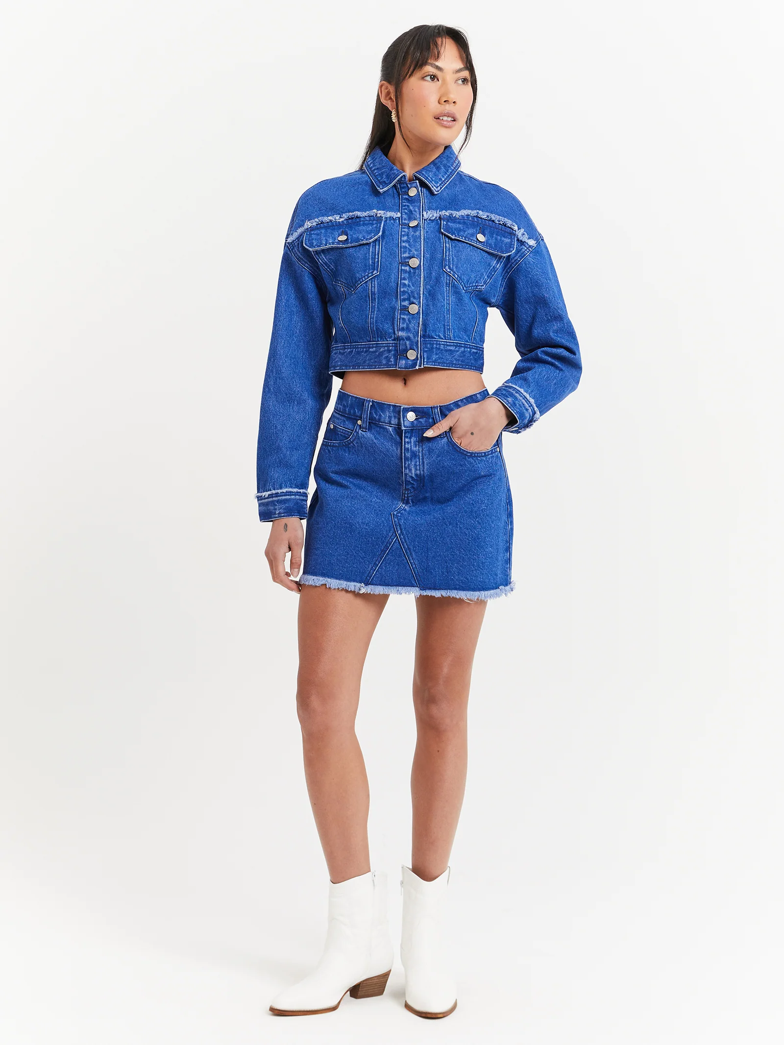 Brielle Cropped Jacket - Image 2
