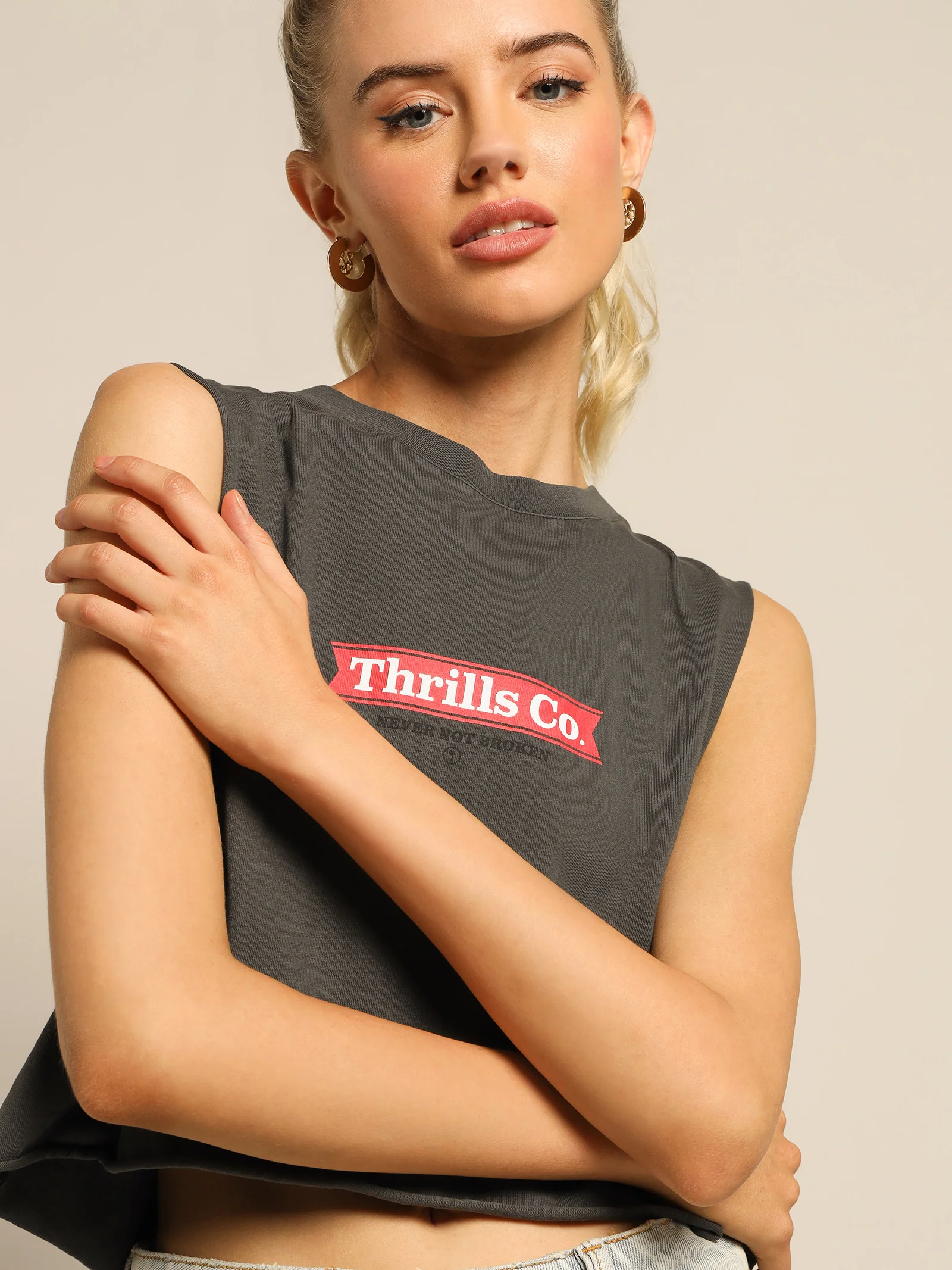 Brigade Crop Muscle Tank - Image 3