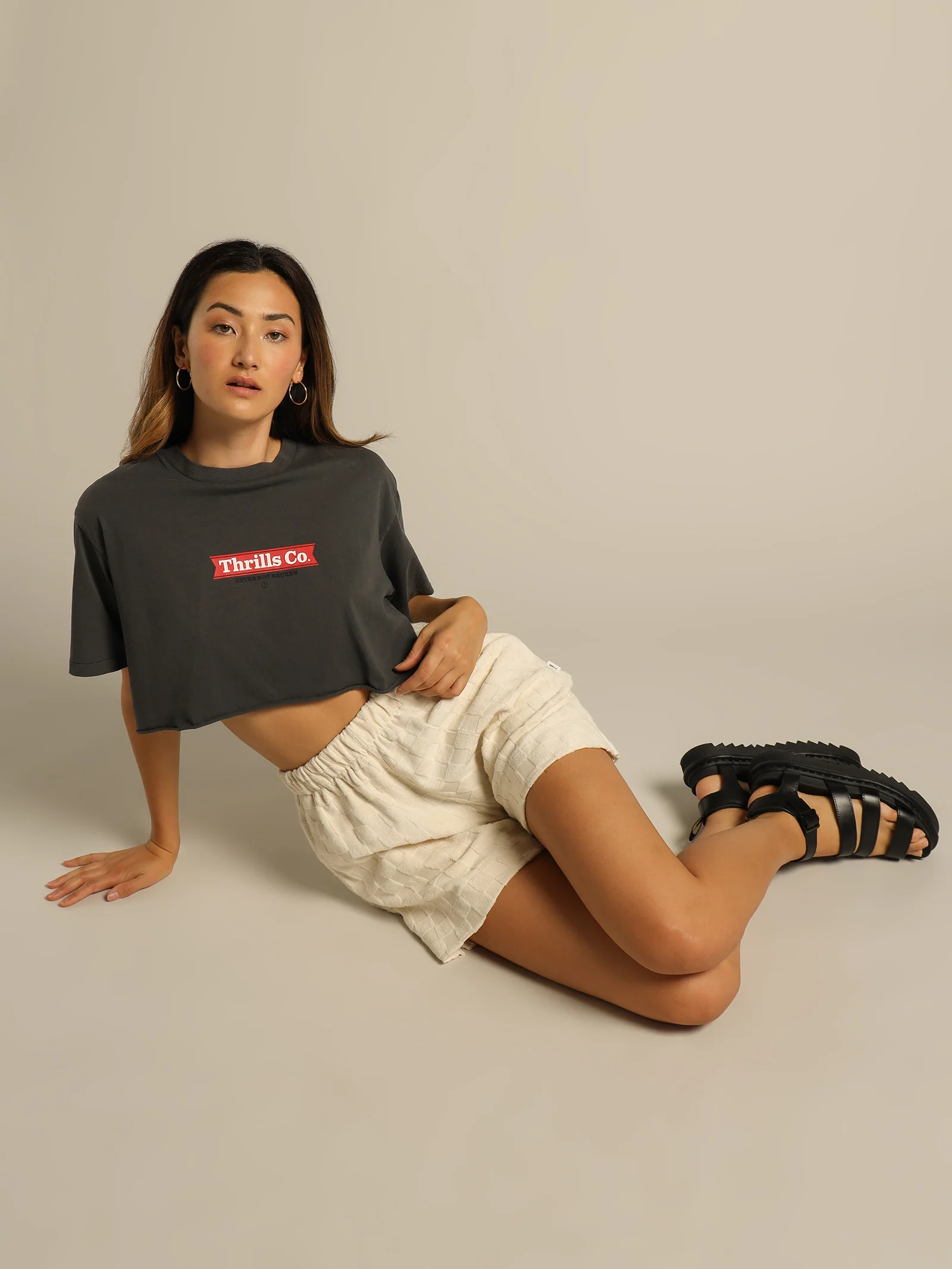 Brigade Super Crop T-Shirt - Image 2