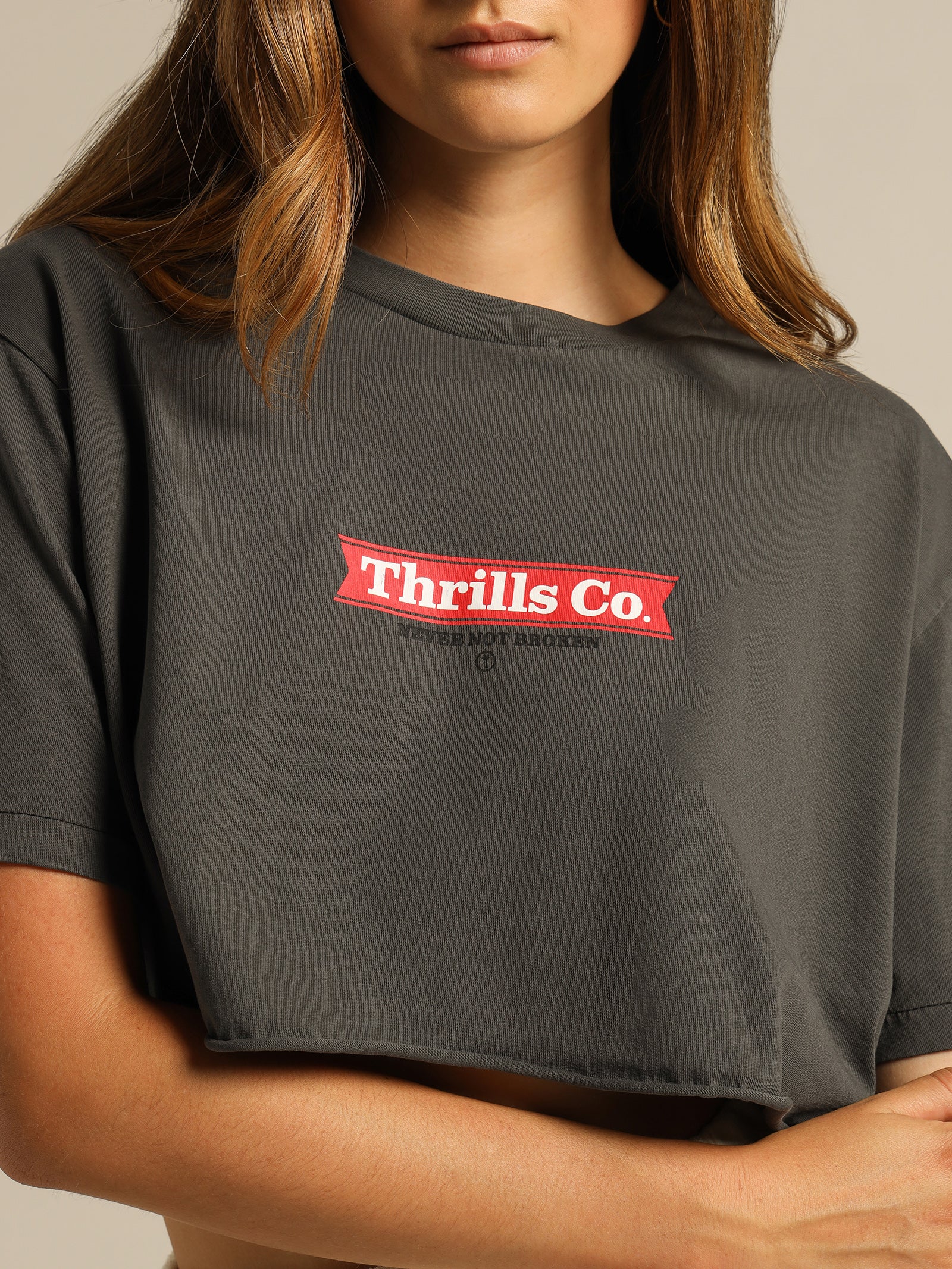 Brigade Super Crop T-Shirt - Image 4
