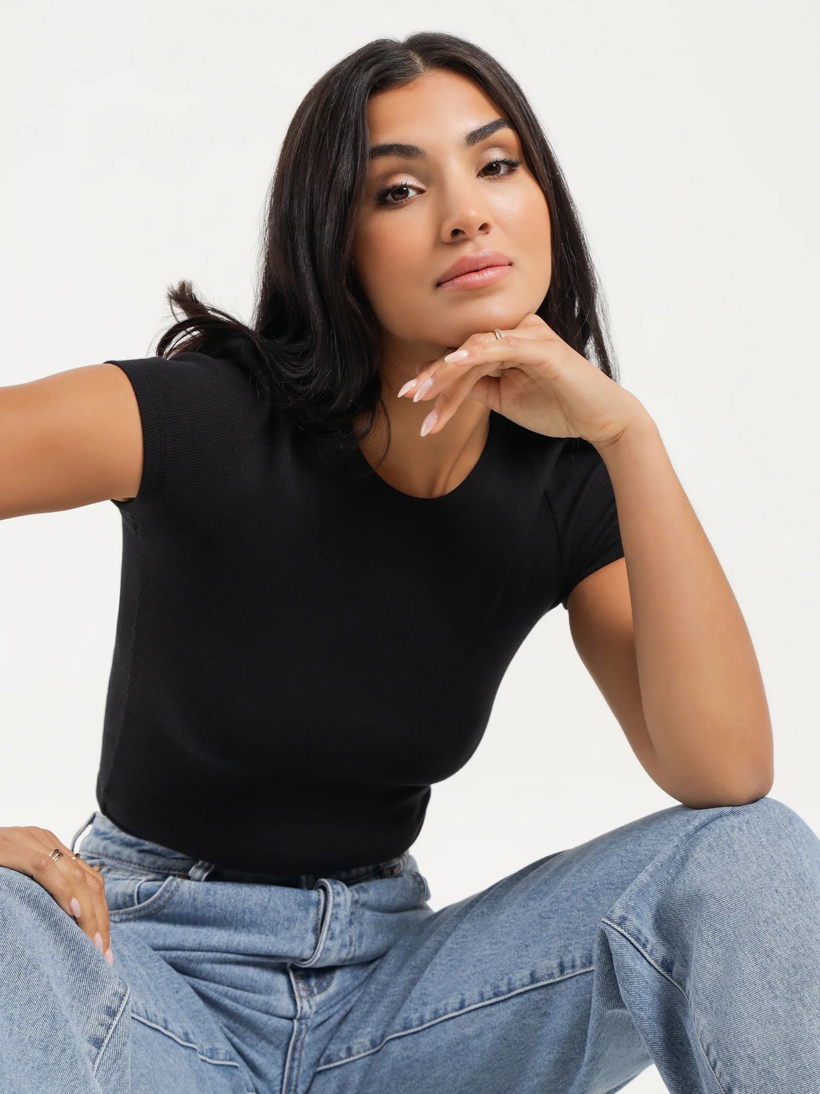 Briony Crew Neck T-Shirt - Image 2