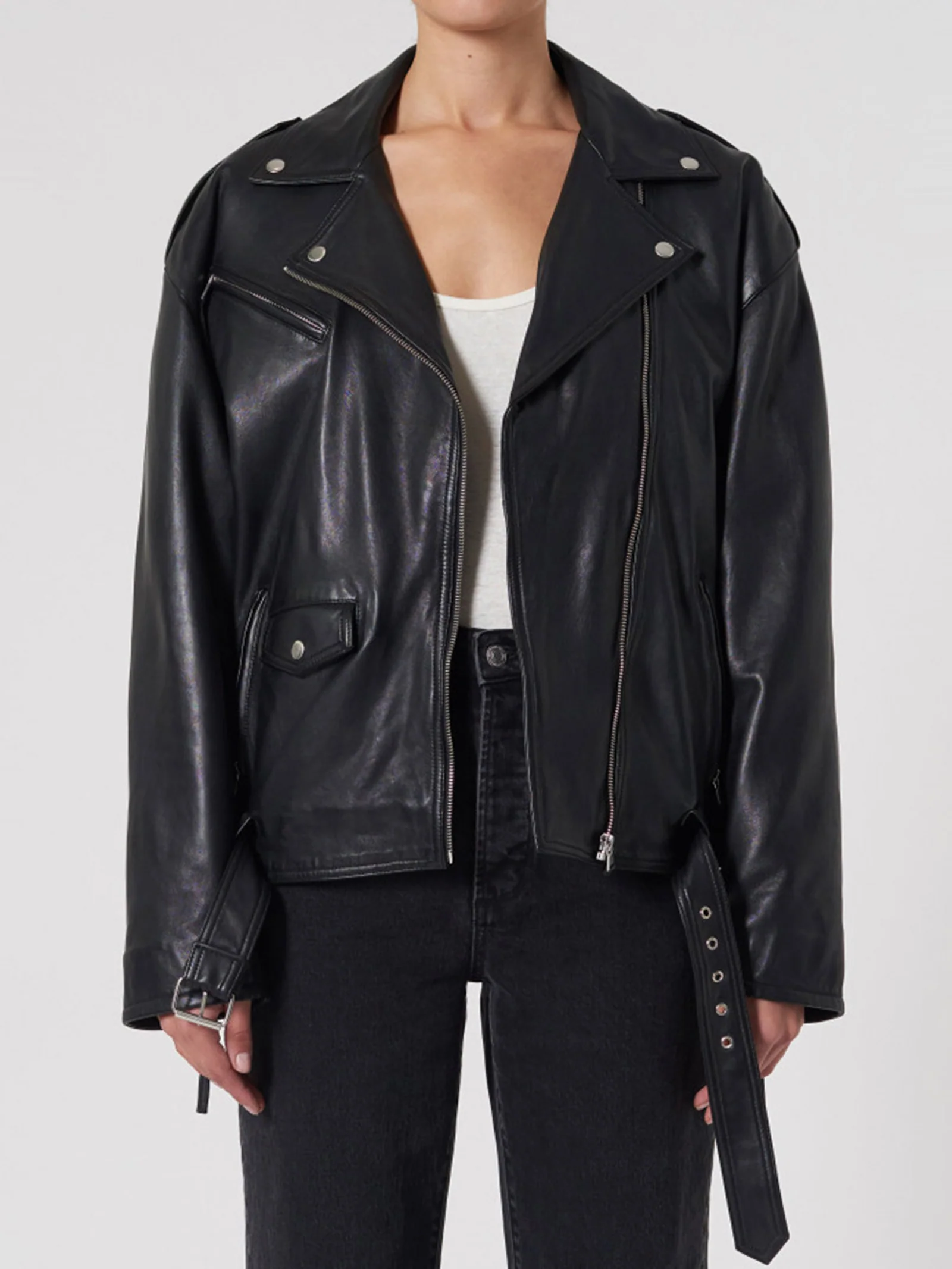 Brixton Leather Jacket - Image 2