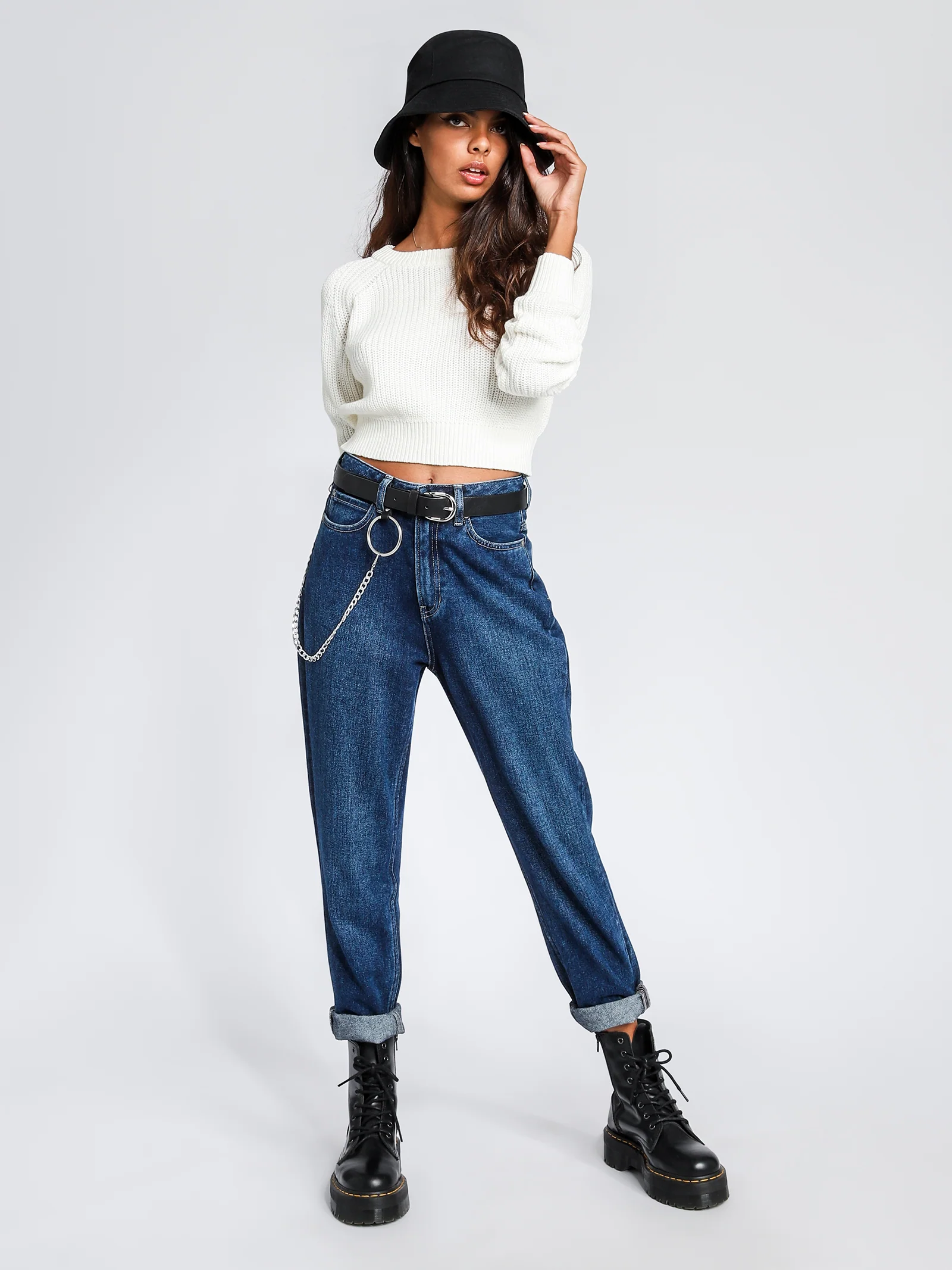 Brooklyn Crop Knit Sweater - Image 5