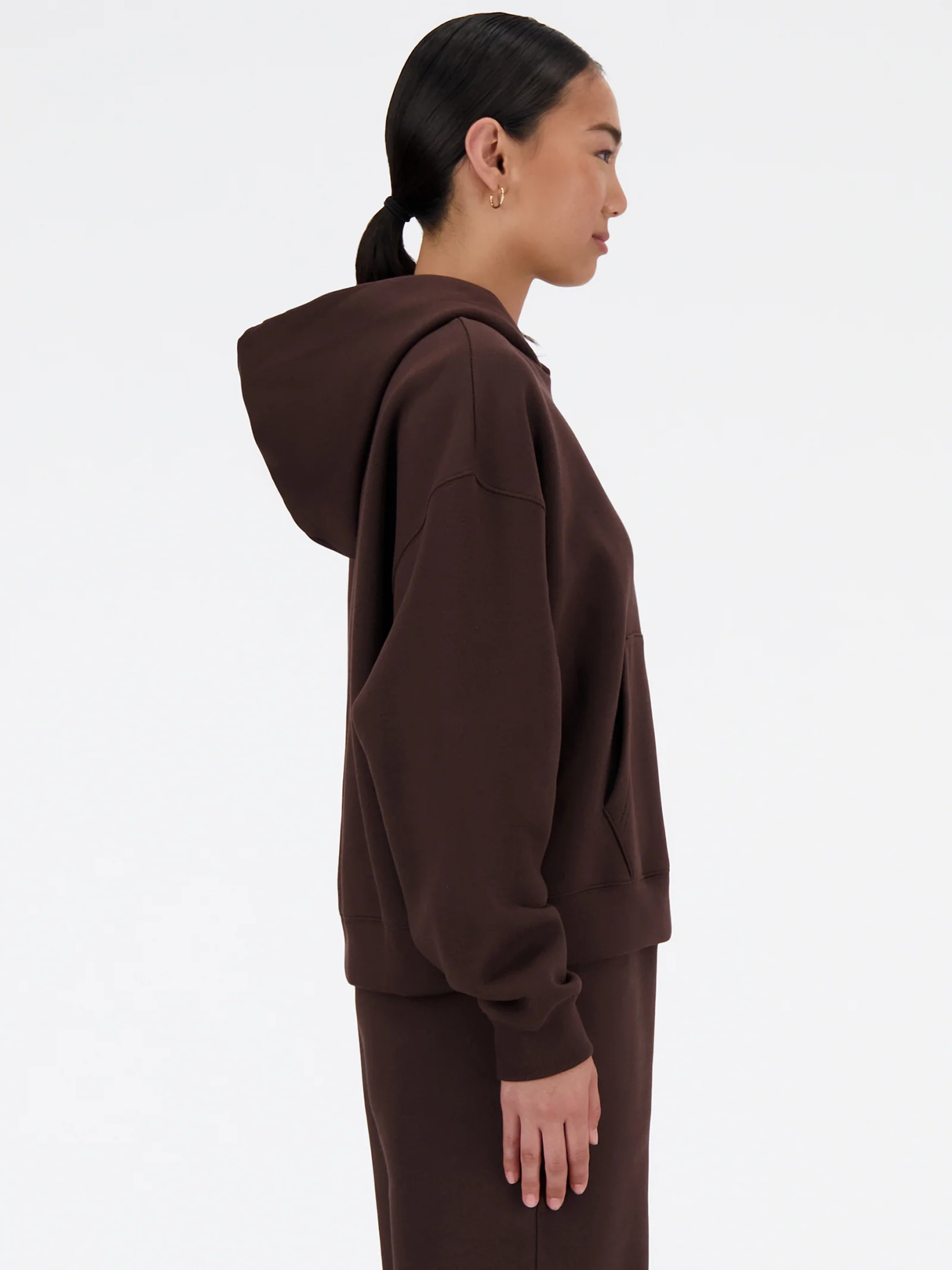 Brushed Back Fleece Hoodie - Image 4