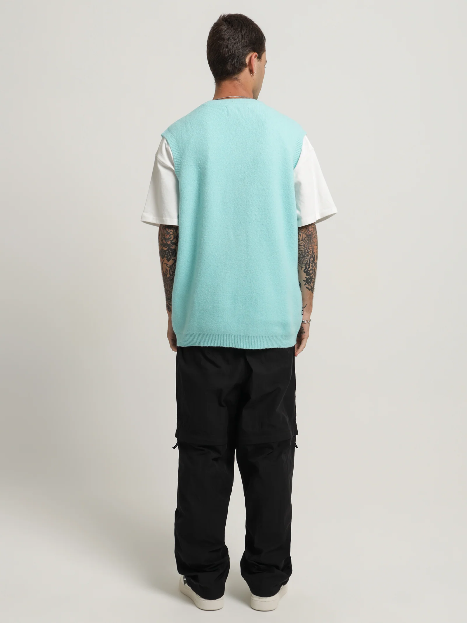 Brushed Stripe Knit Vest - Image 5