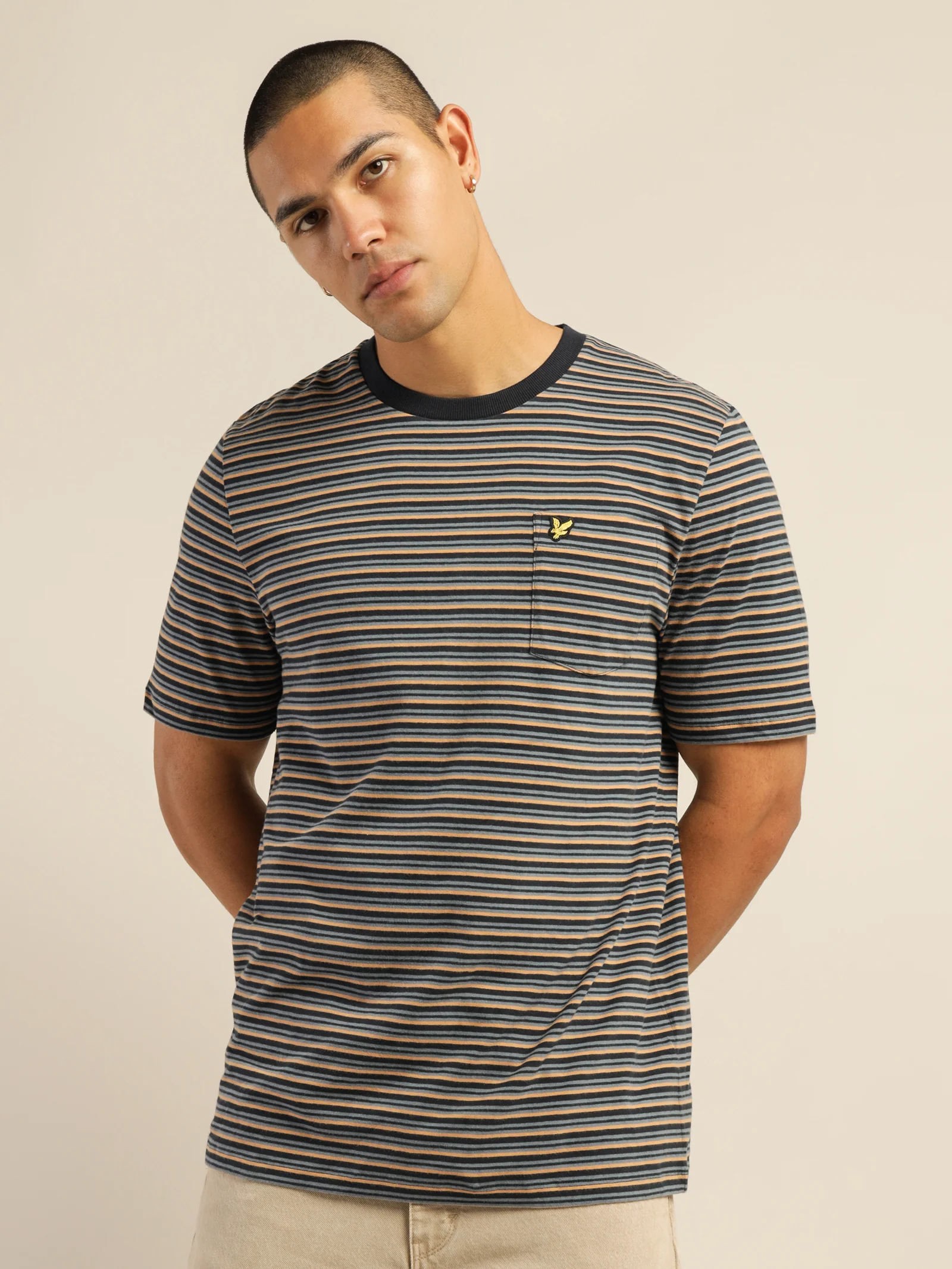 Brushed Stripe T-Shirt - Image 5