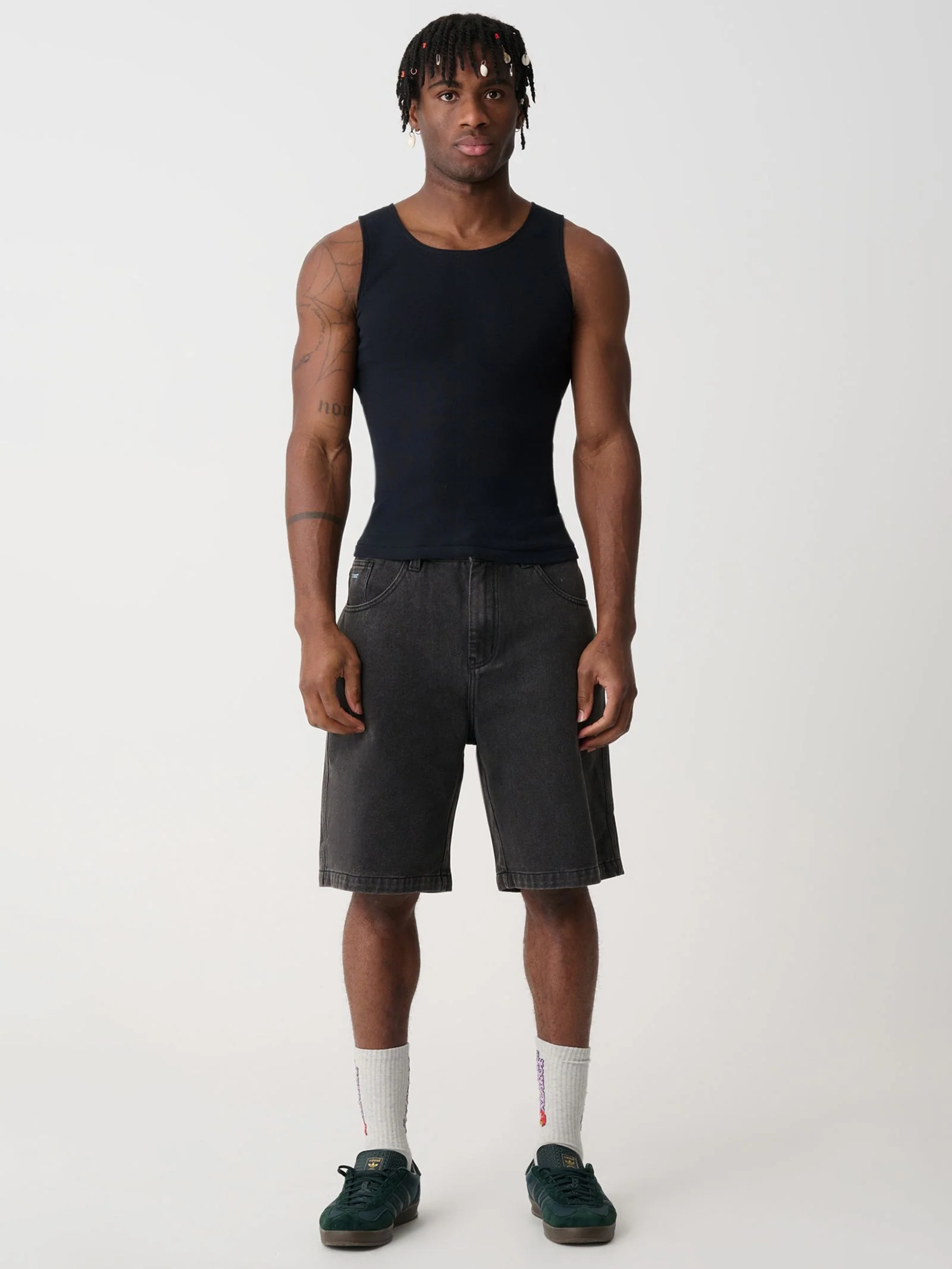 Bull Denim 91 Emb Short - Image 2