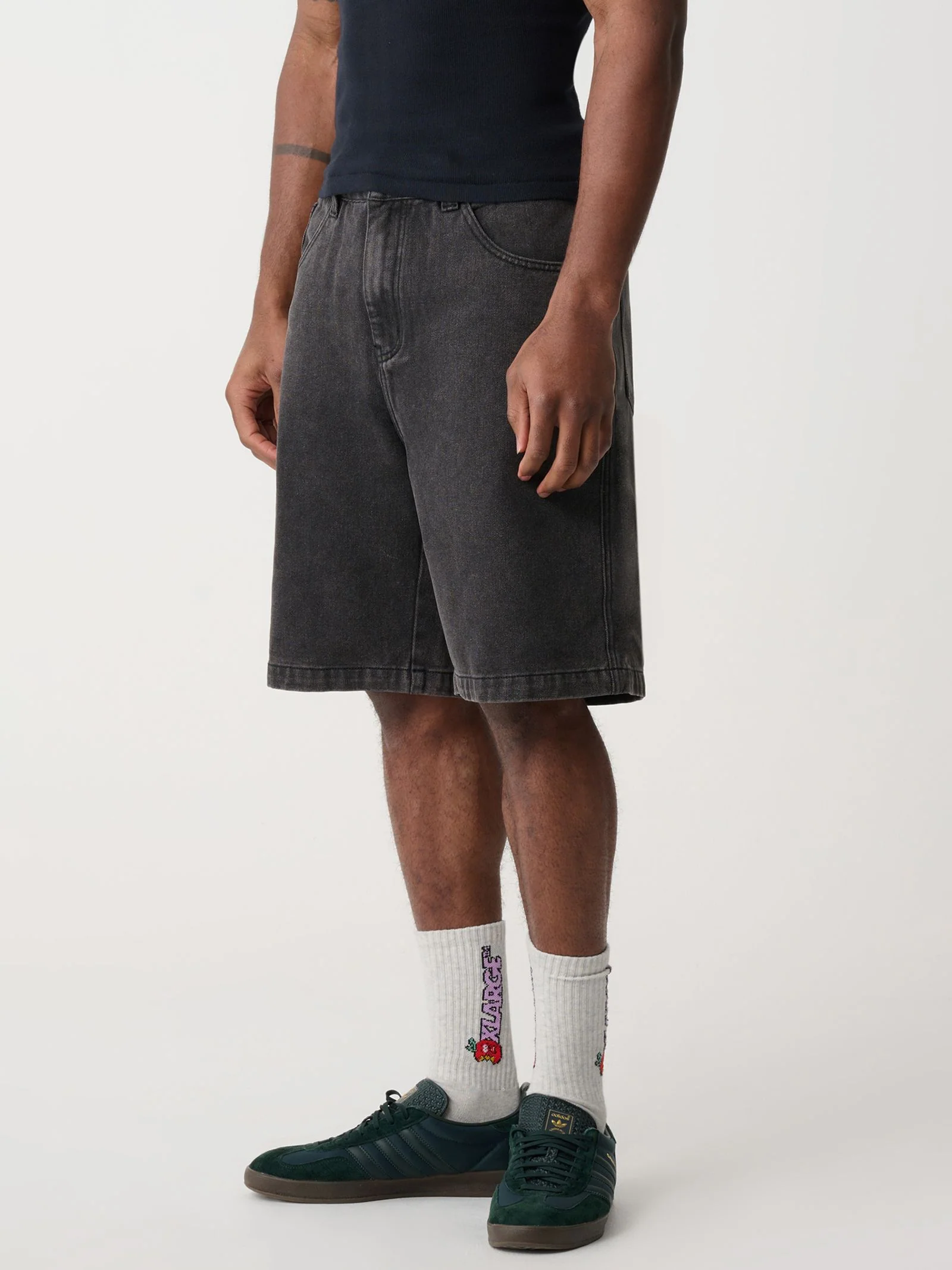 Bull Denim 91 Emb Short - Image 3