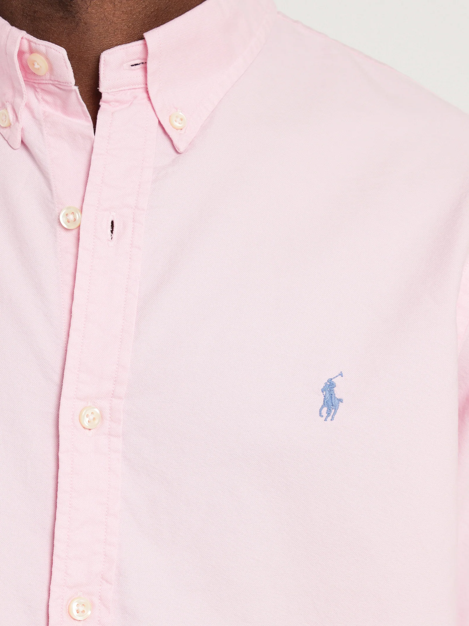 Button-Down Garment Dyed Slim Oxford Shirt - Image 7