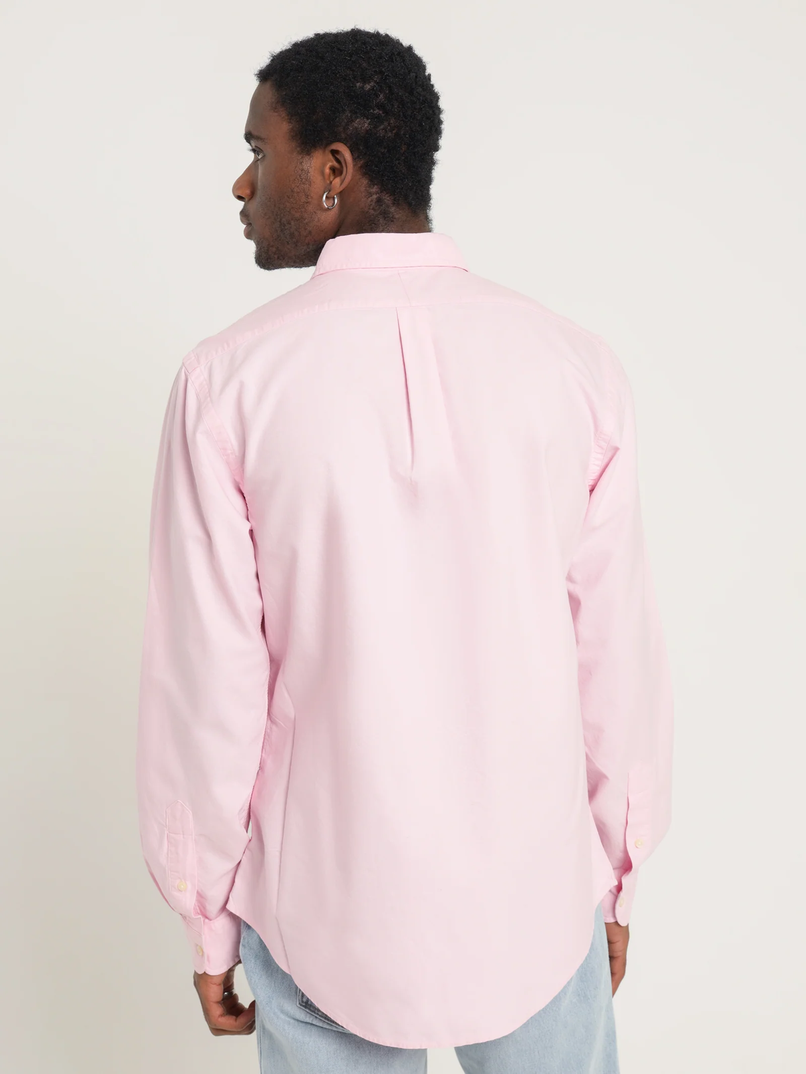 Button-Down Garment Dyed Slim Oxford Shirt - Image 8