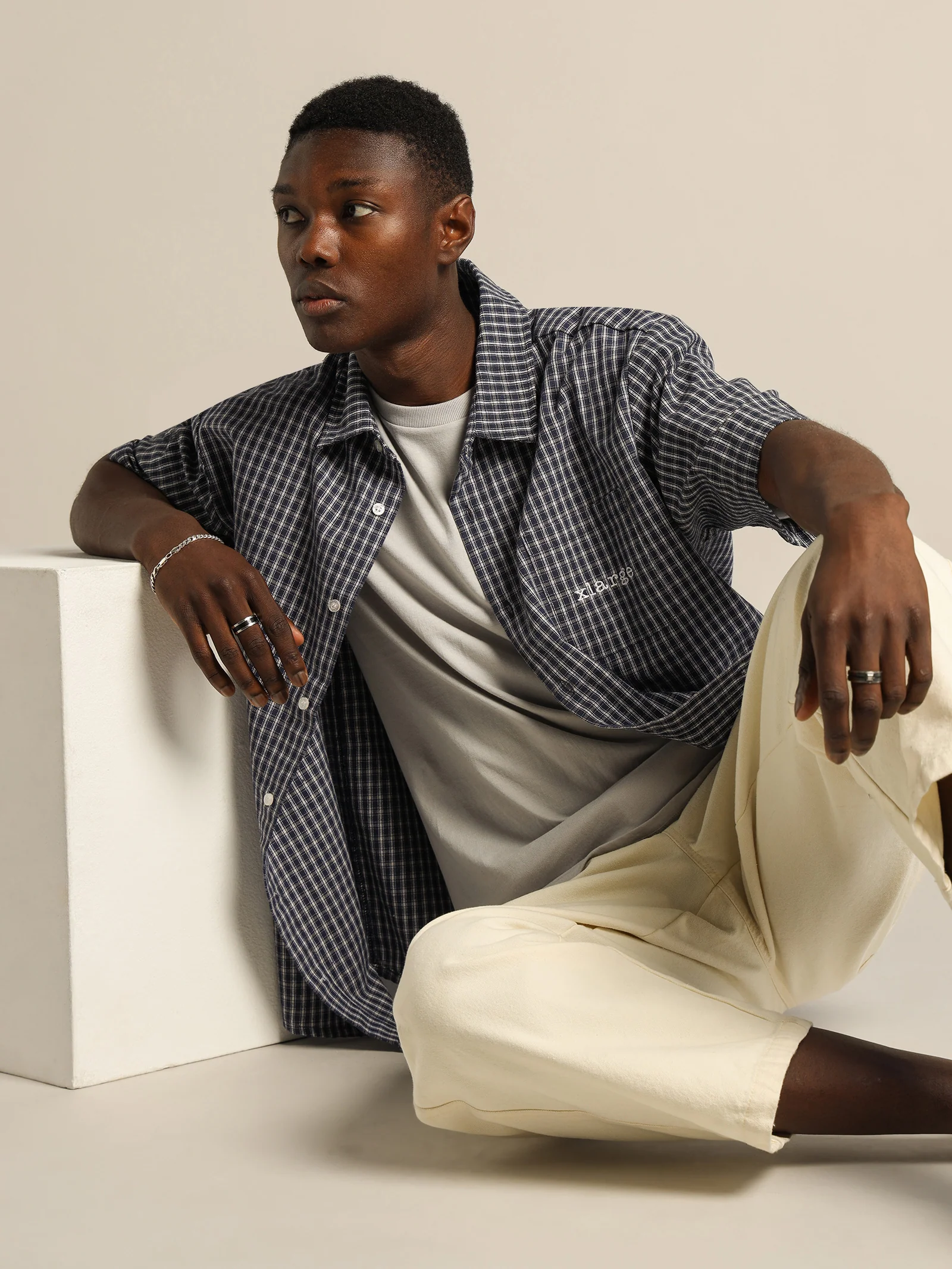 Button Up Check Shirt - Image 2