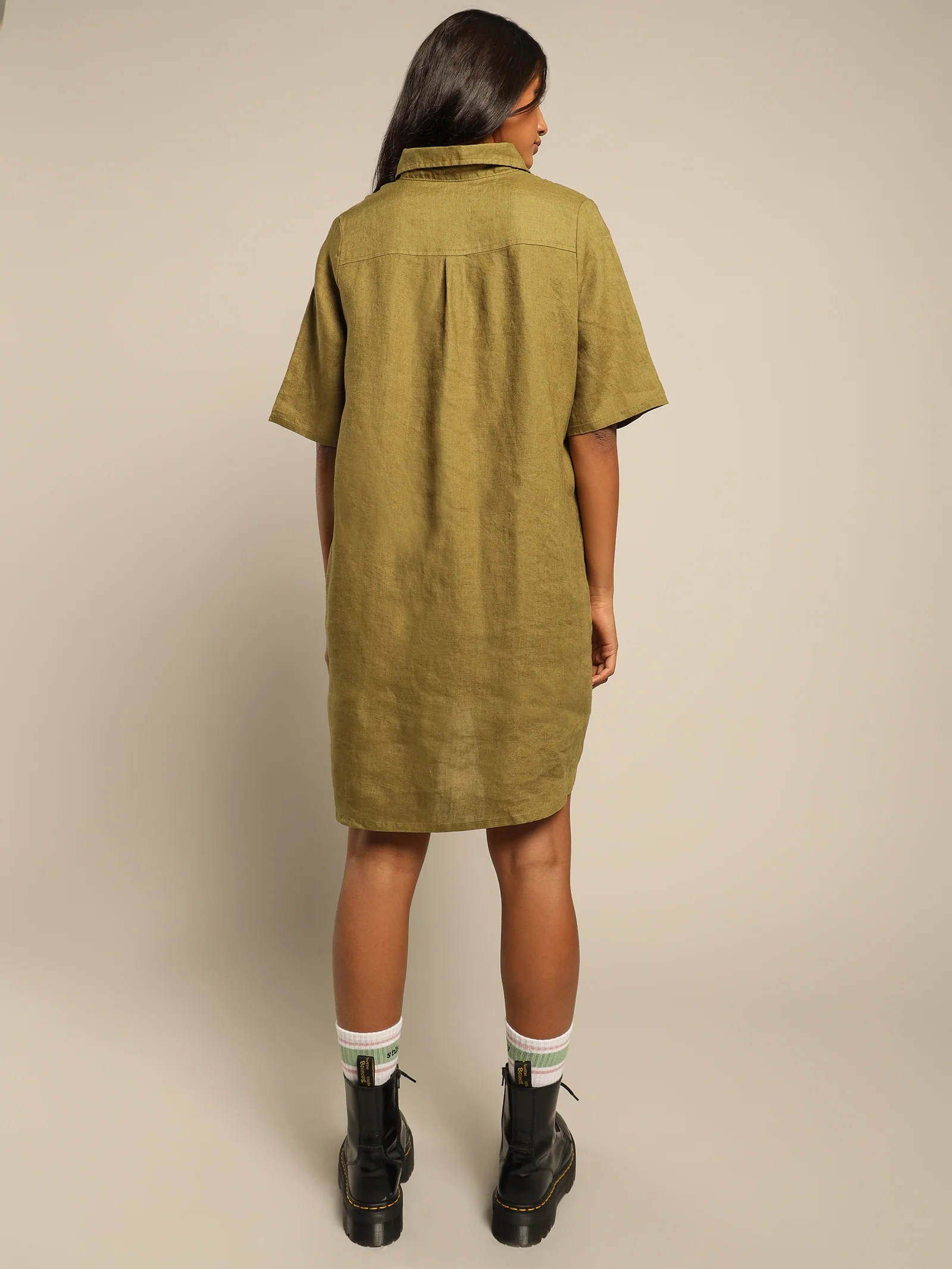 Cali Linen Shirt Dress - Image 7