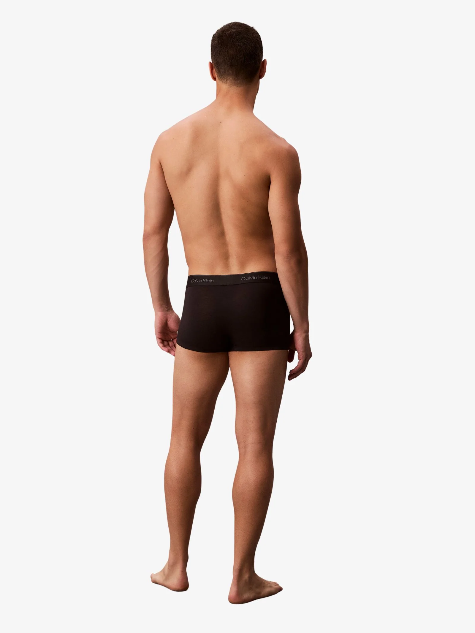 Icon Cotton Stretch Low Rise Trunk (Black 3-Pack) - Image 4