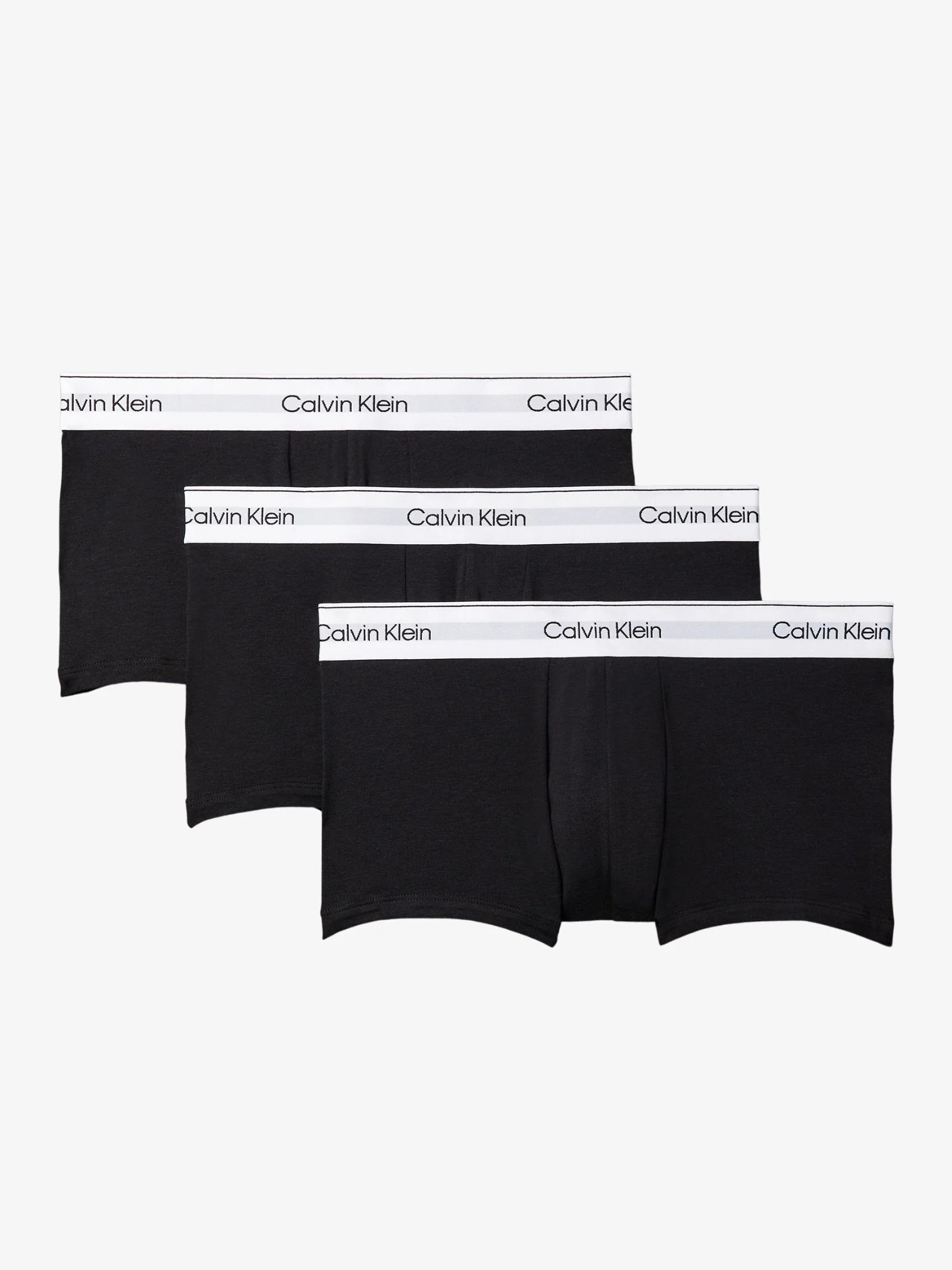 Icon Cotton Stretch Low Rise Trunk (Black 3-Pack) - Image 6