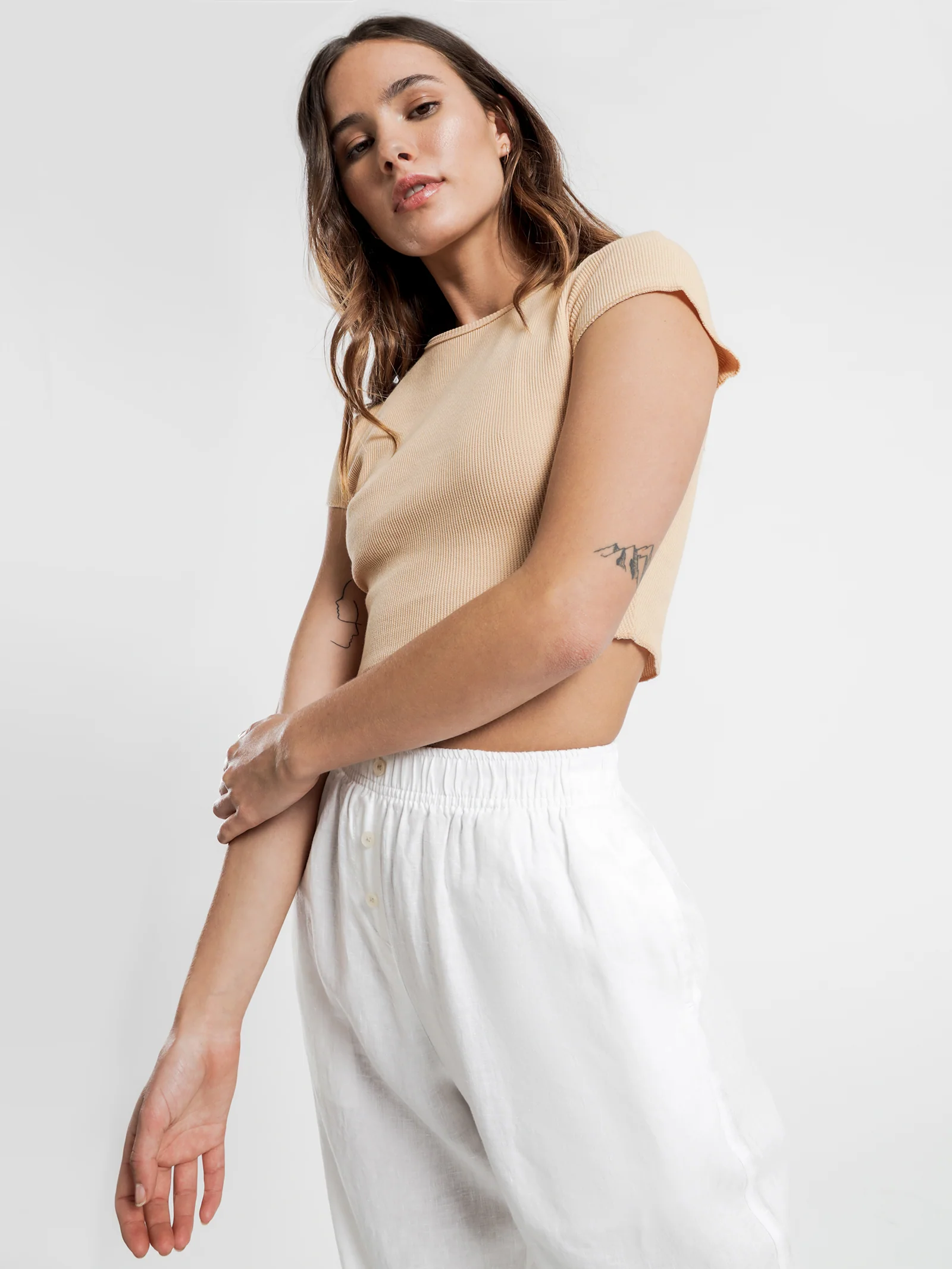 Cameron Basic Waffle T-Shirt - Image 3