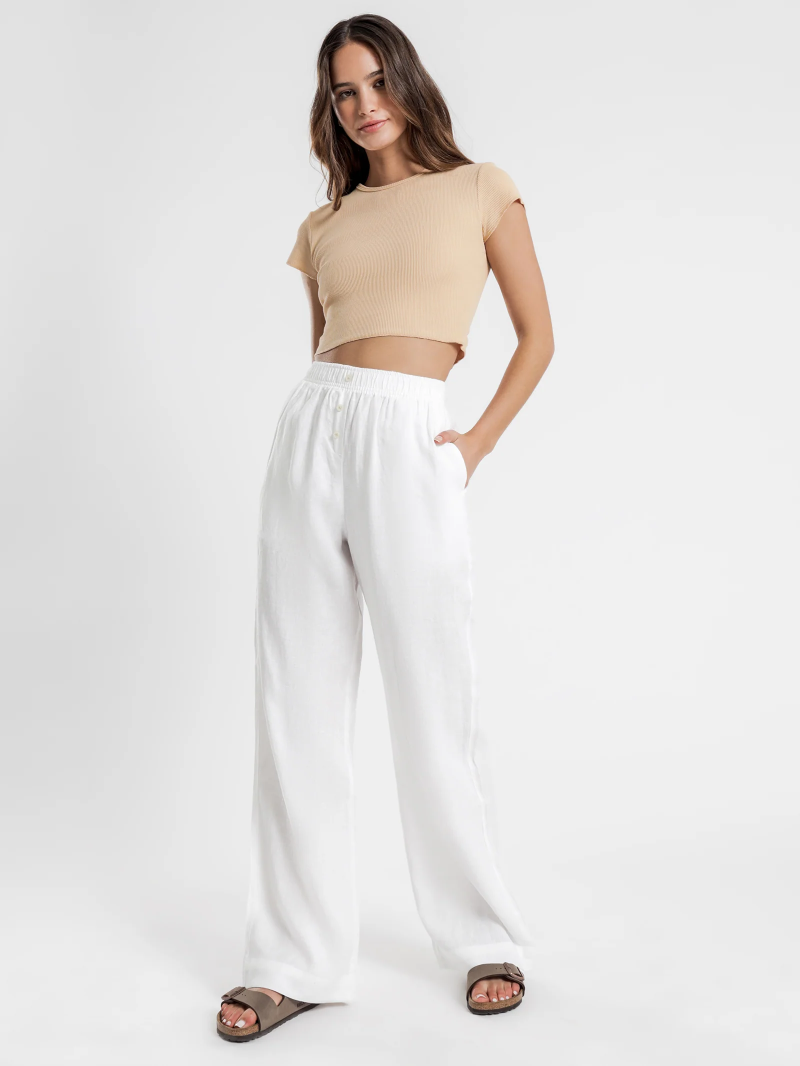 Cameron Basic Waffle T-Shirt - Image 4