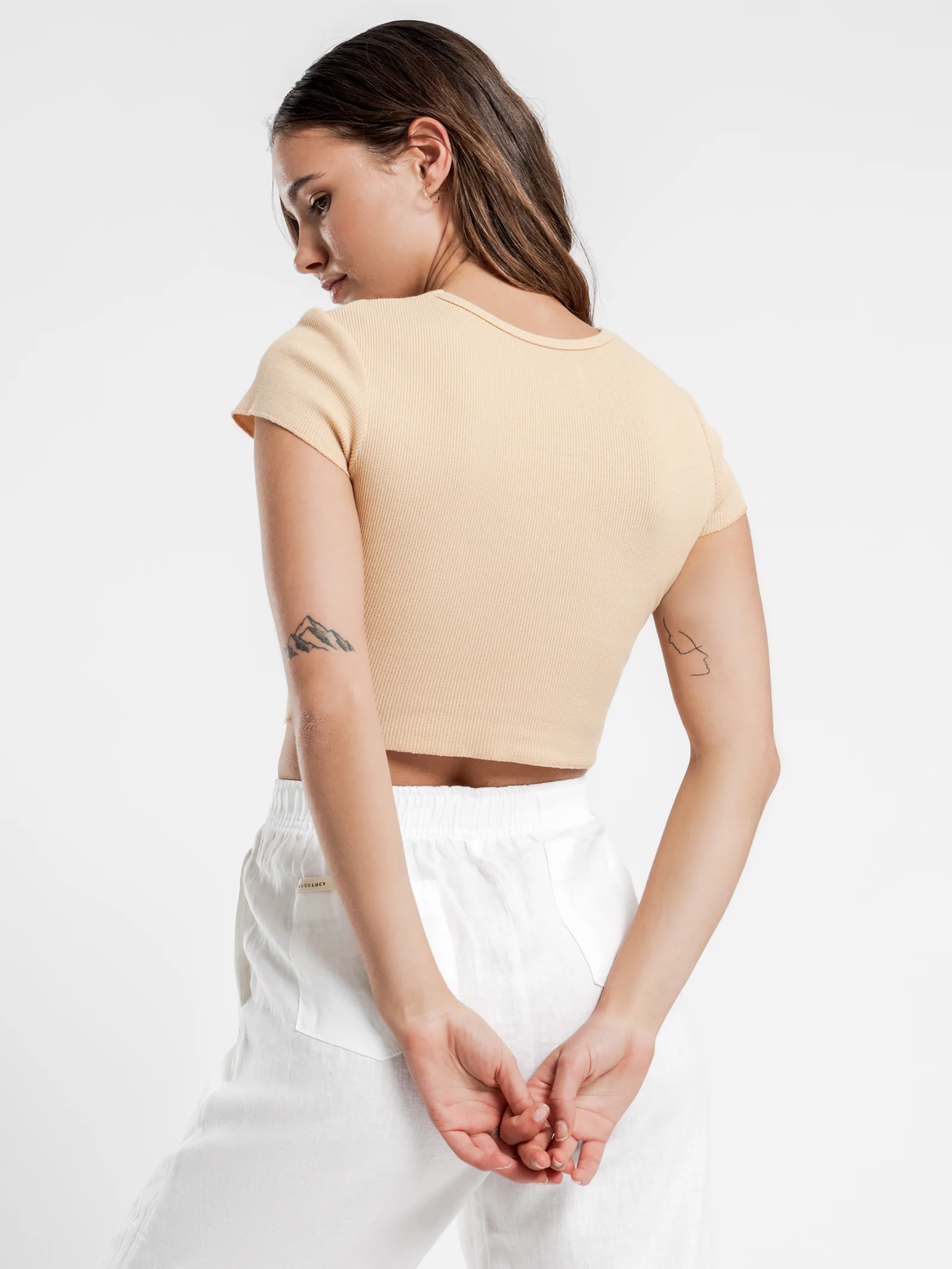 Cameron Basic Waffle T-Shirt - Image 5