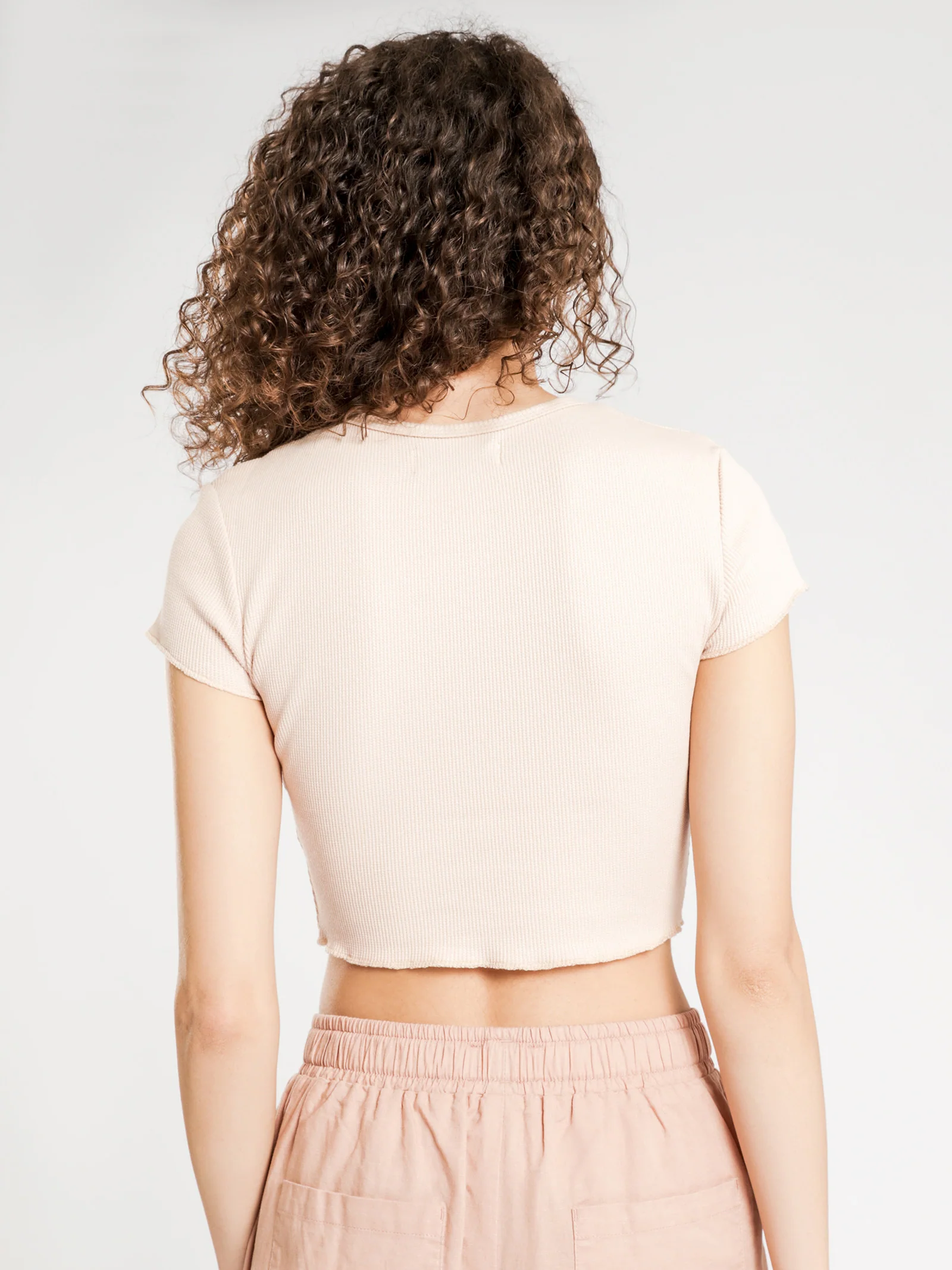 Cameron Basic Waffle T-Shirt - Image 5