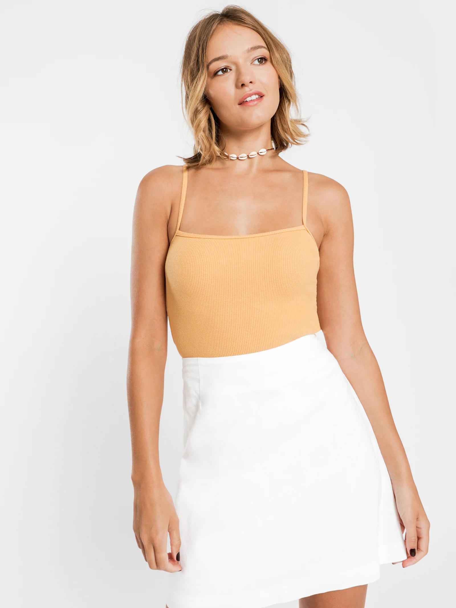 Cameron Basic Waffle Tank Top - Image 3