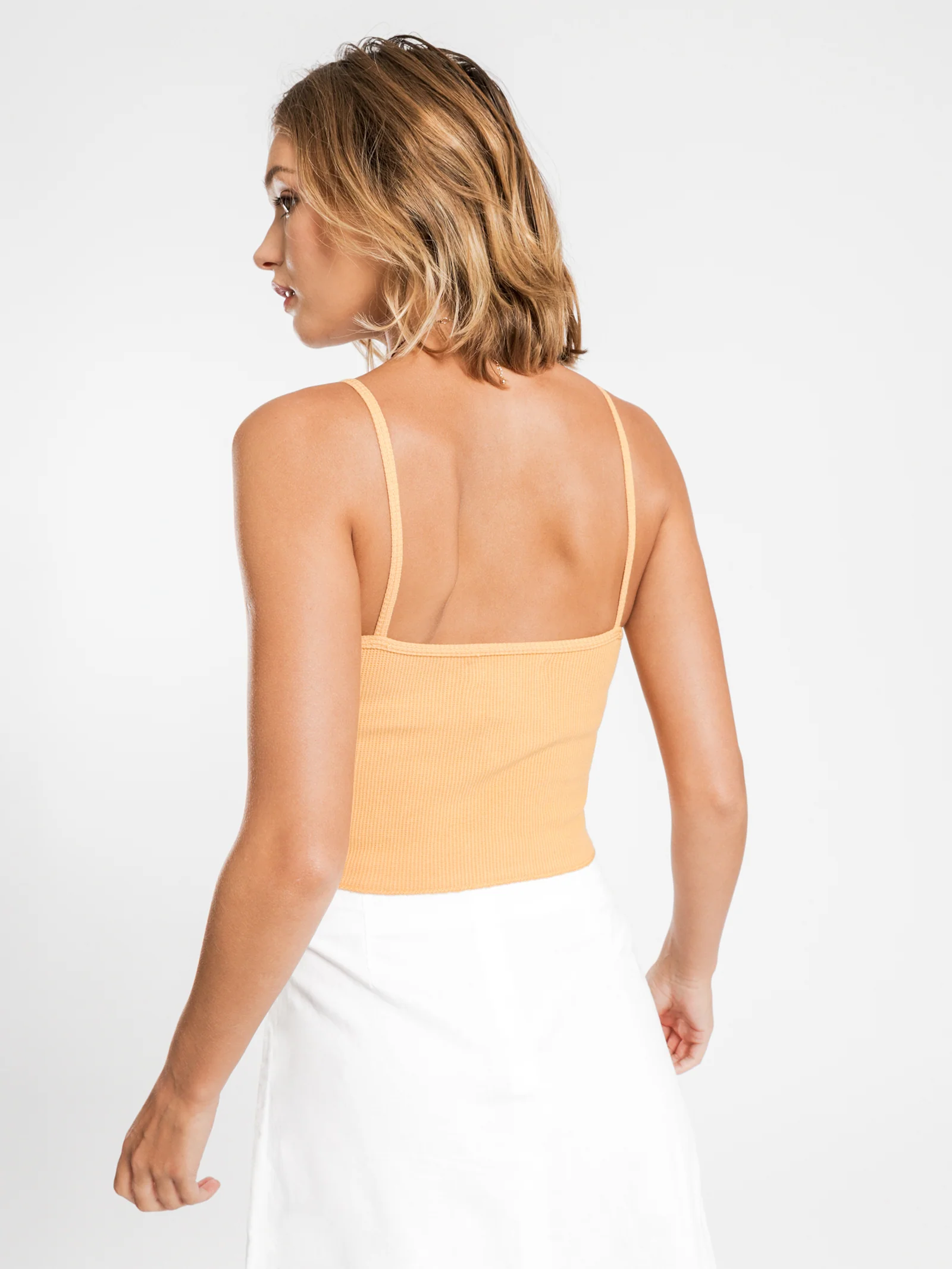 Cameron Basic Waffle Tank Top - Image 5